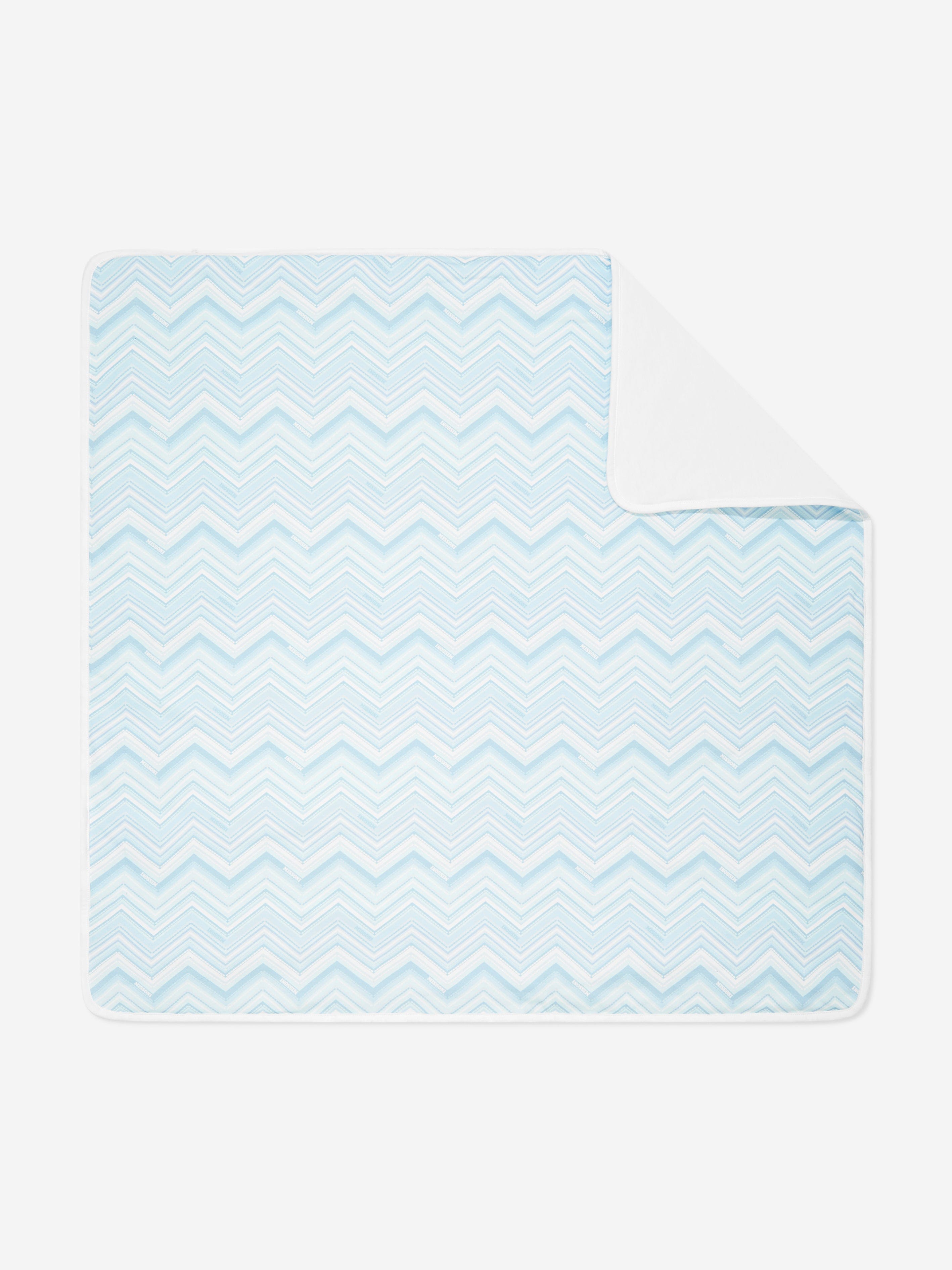 Missoni Baby Boys Zigzag Blanket in Blue