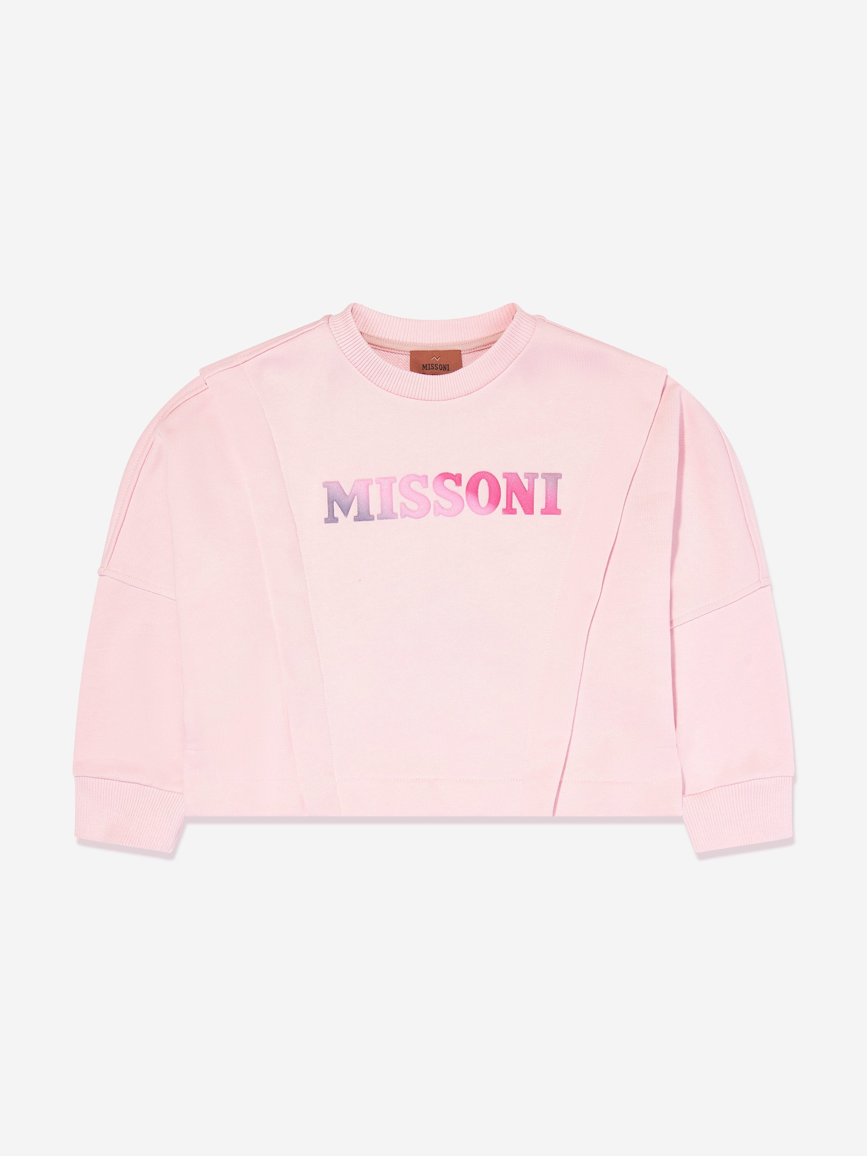Missoni Girls Logo Tracksuit in Pink