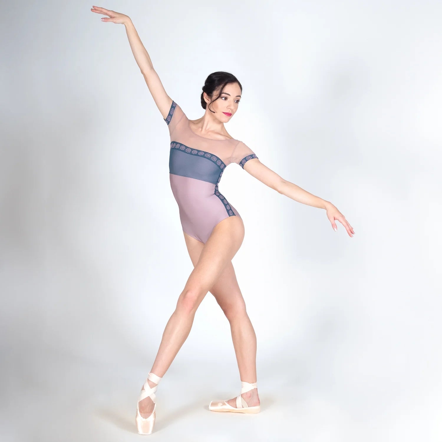 Girls Light Purple Ballet Onesies