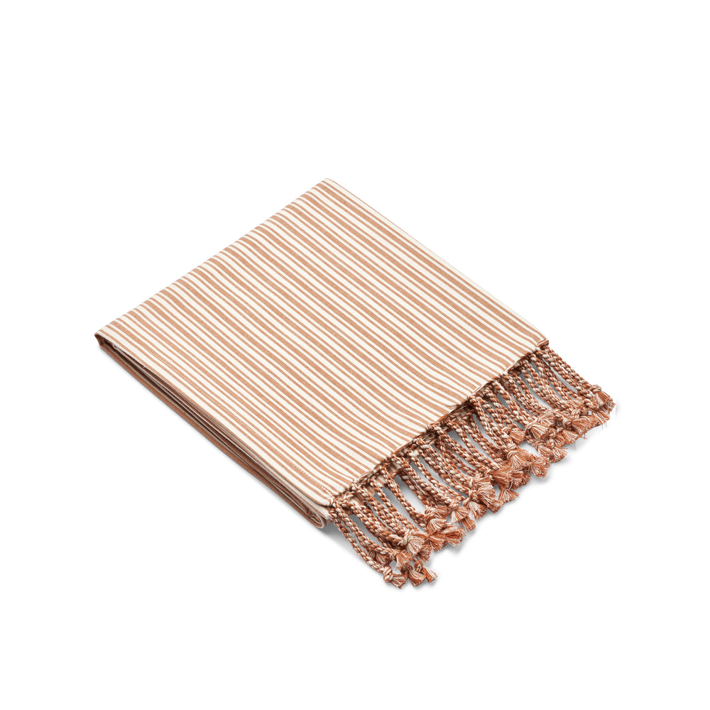 Pink Stripes Beach Towel