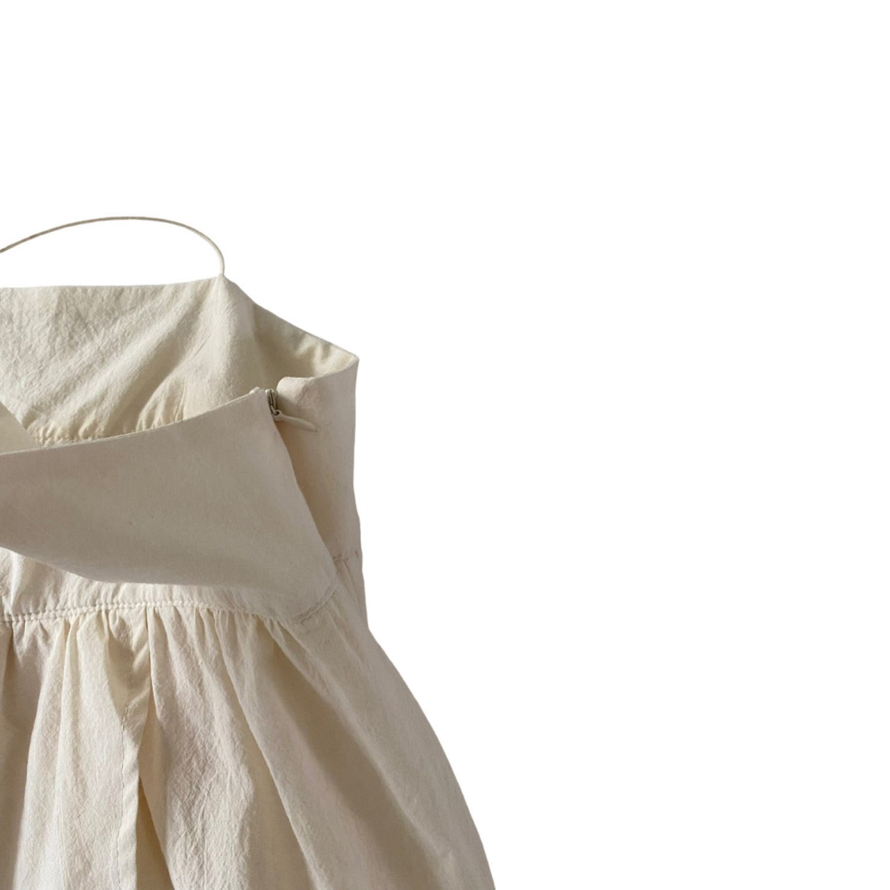 Girls White Cotton Dress