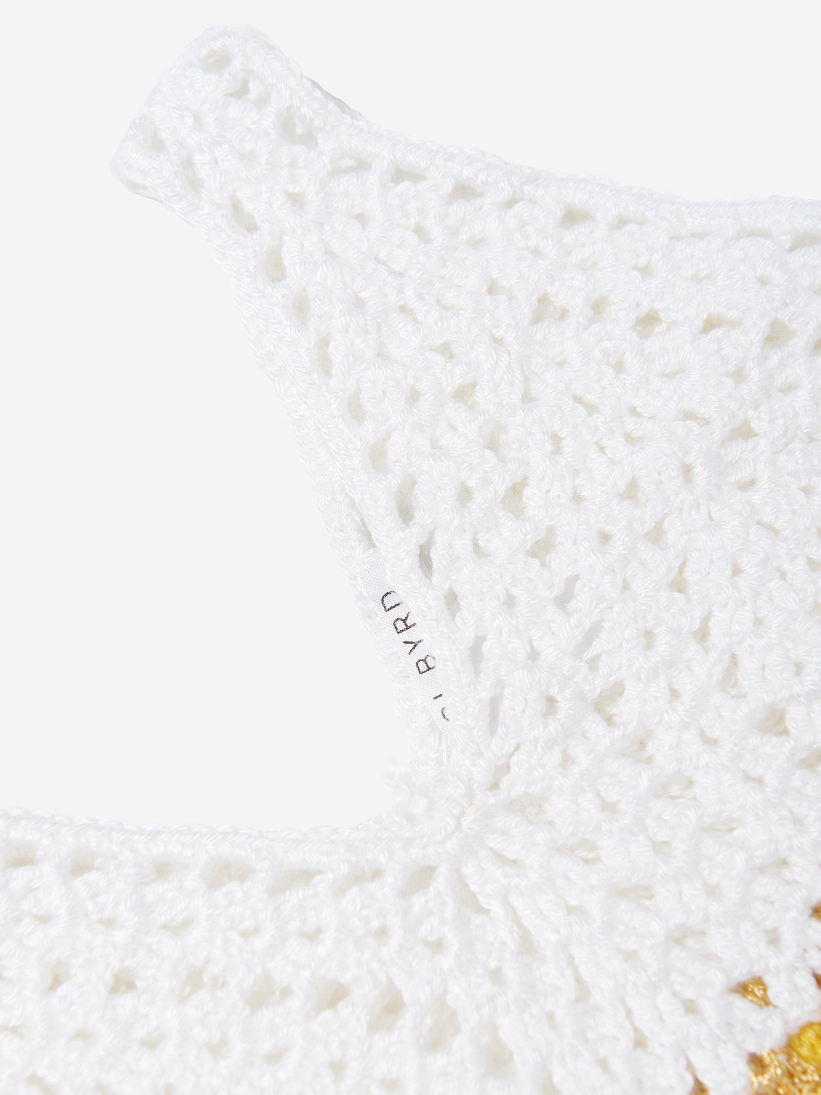 Girls Lavera Crop Top in White
