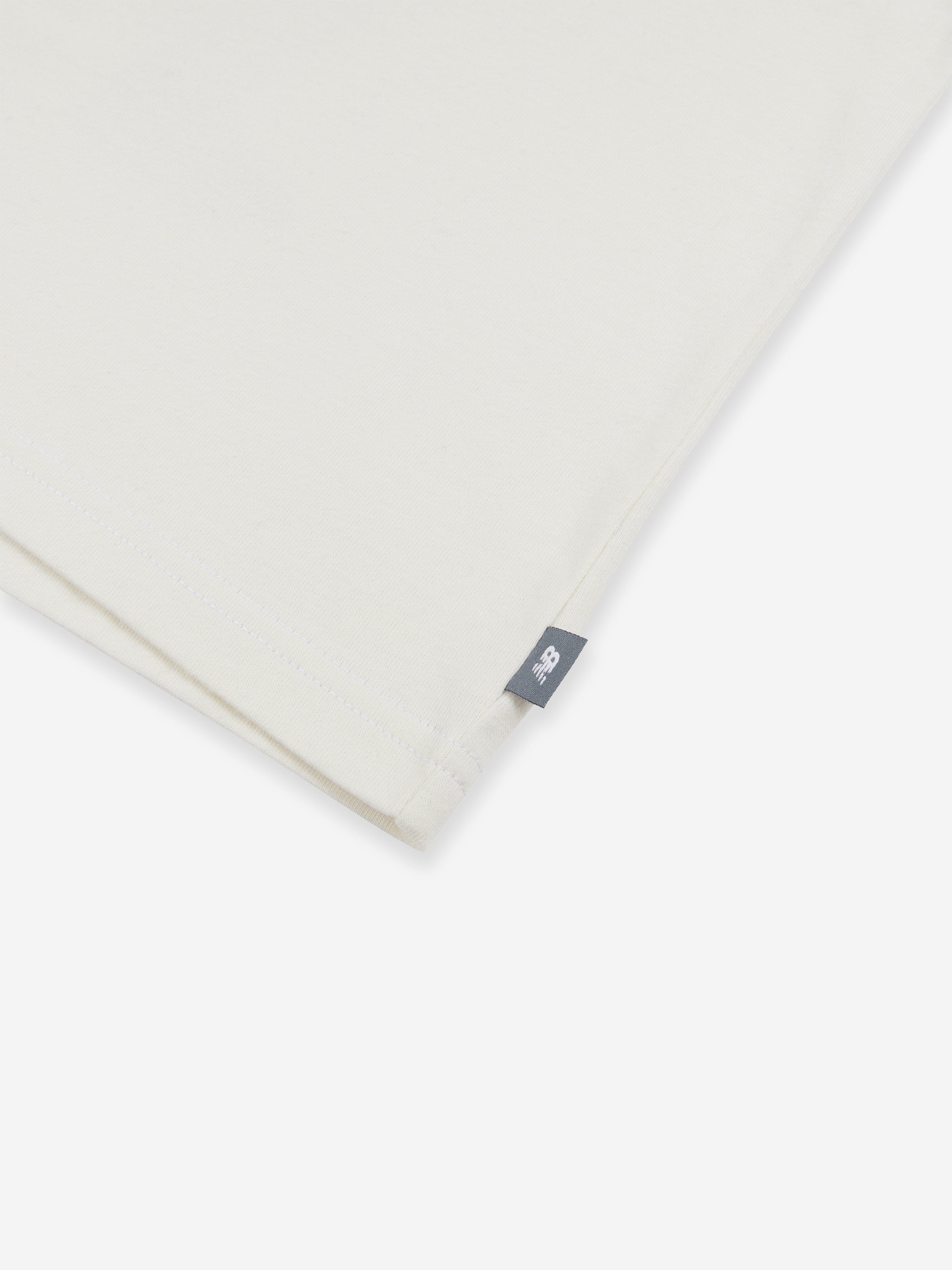 New Balance Boys NB Queue T-Shirt in Ivory