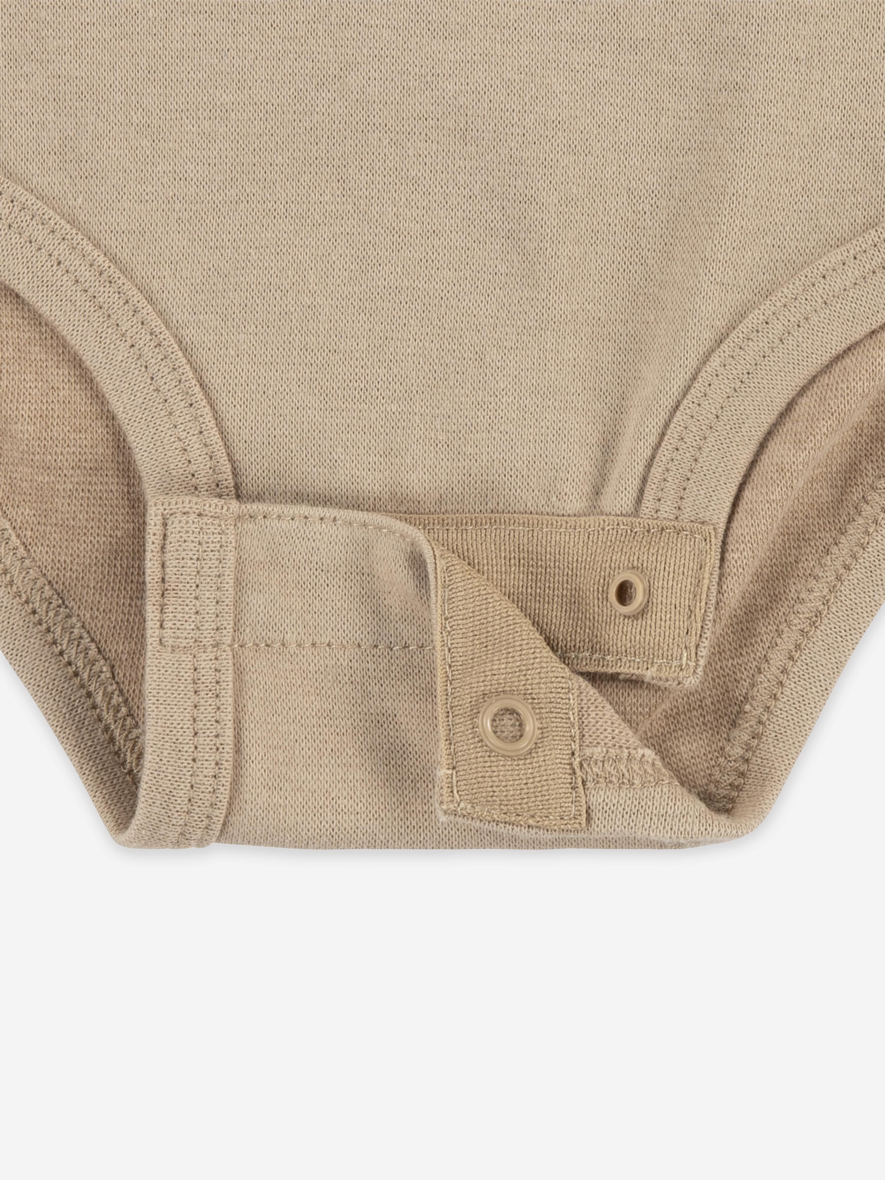 Baby Mix and Match 3 Pack Bodysuit Set in Beige