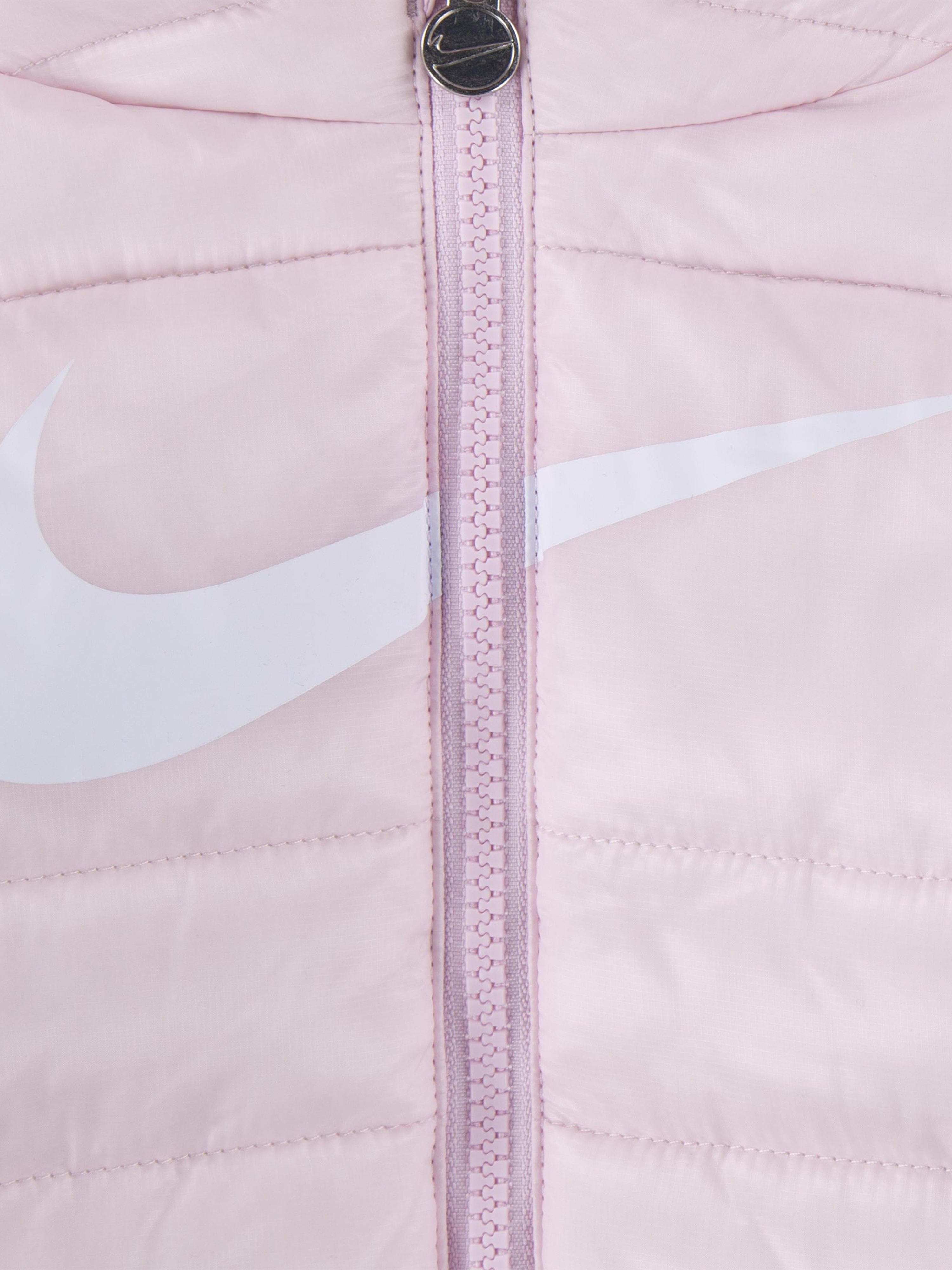 Nike Baby Girls Swoosh Snowsuit in Pink