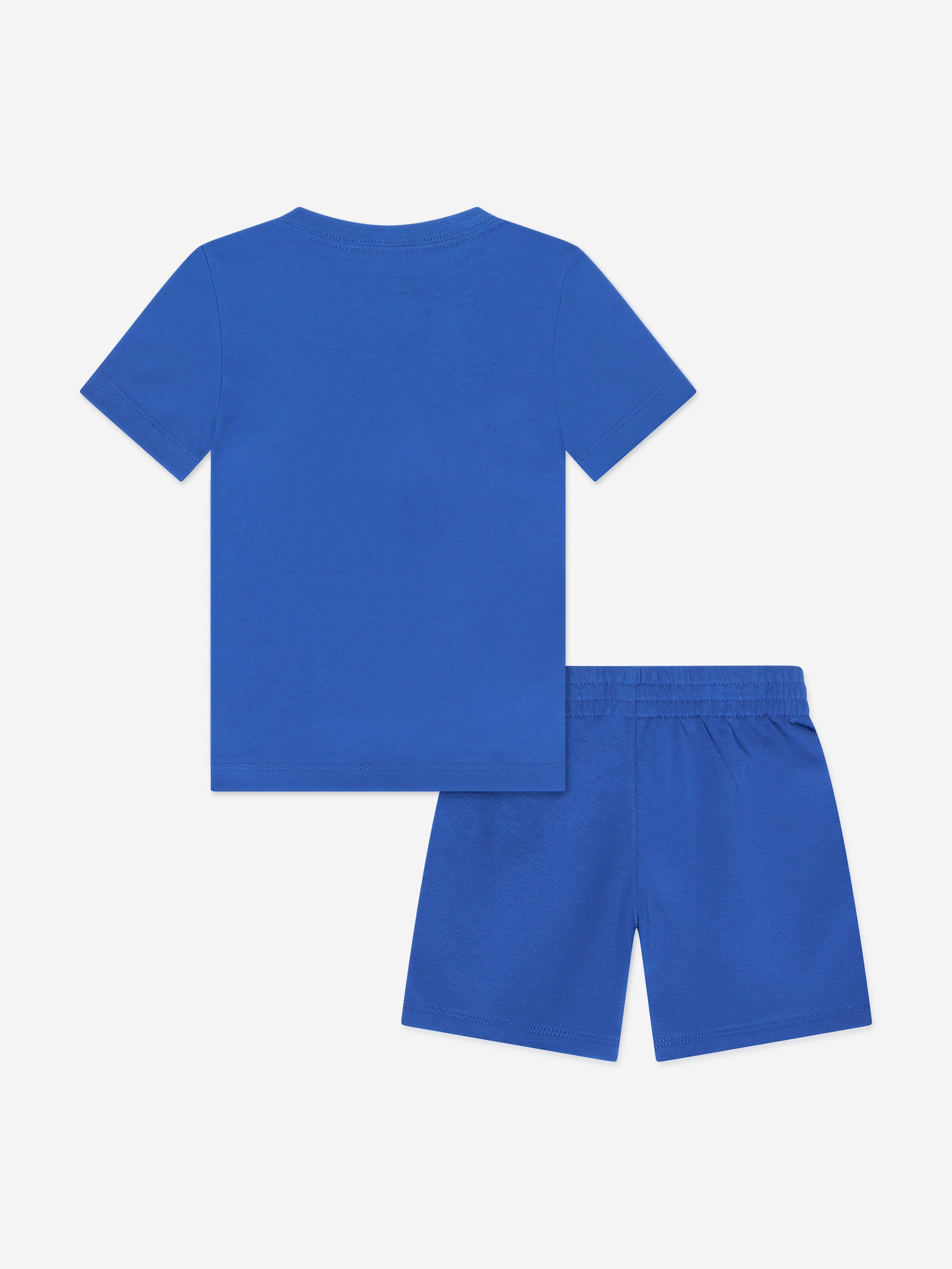 Kids Club LBR Knit Short Set in Blue