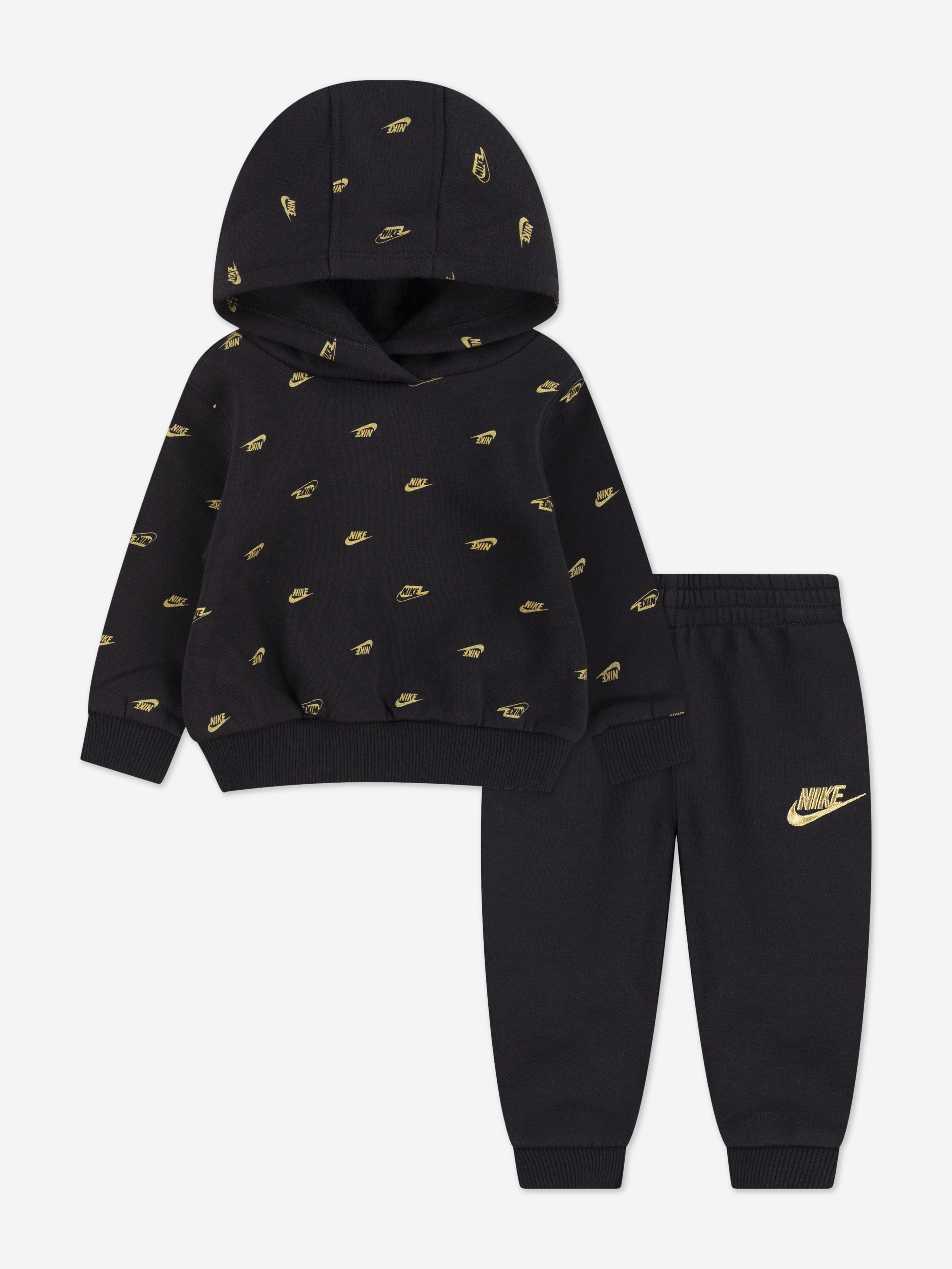 Baby NSW AOP Fleece Tracksuit in Black