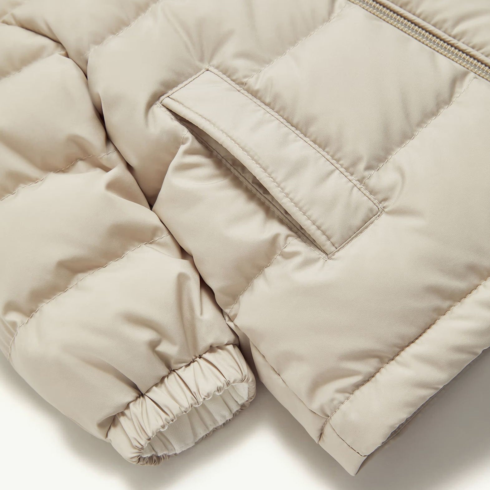 Baby Boys & Girls Light Beige"NAJAN"Padded Down Jacket