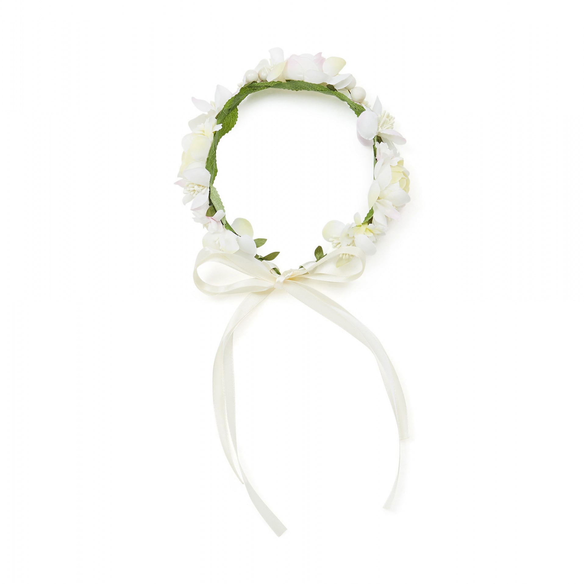 White Flowers Headband