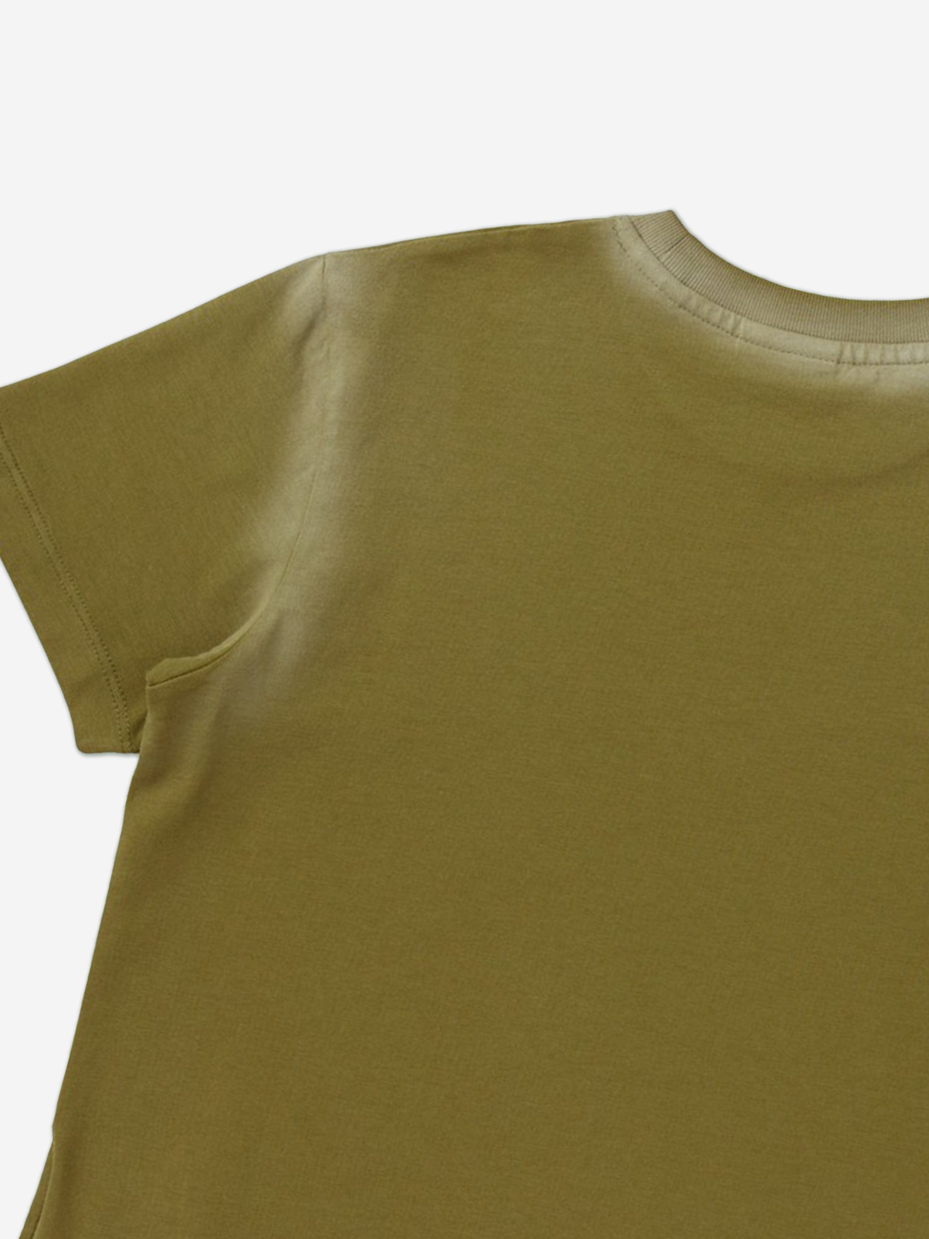 Off-White Boys Off Stamp T-Shirt in Green