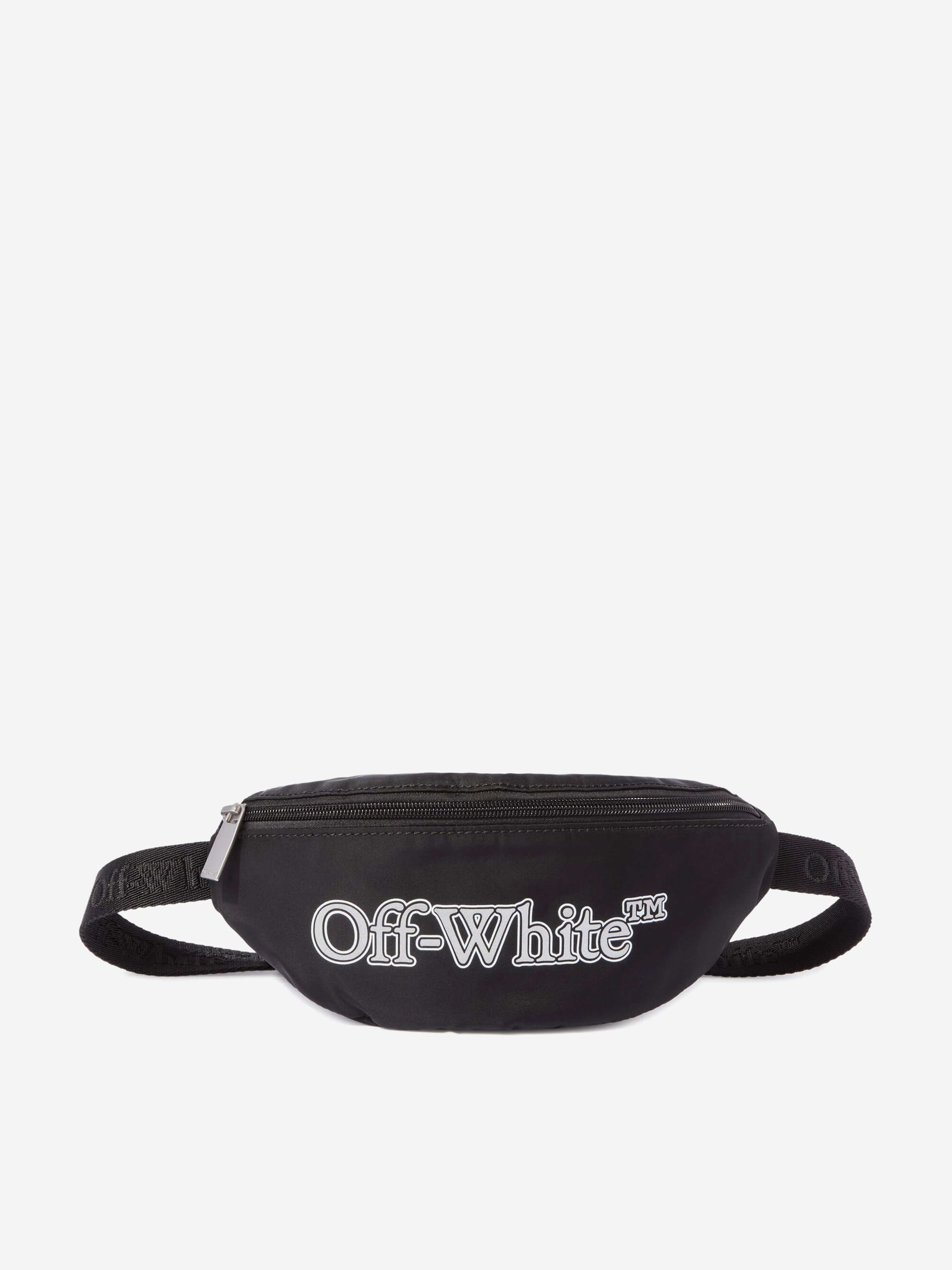 Off-White Kids Big Bookish Belt Bag in Black 927cm)