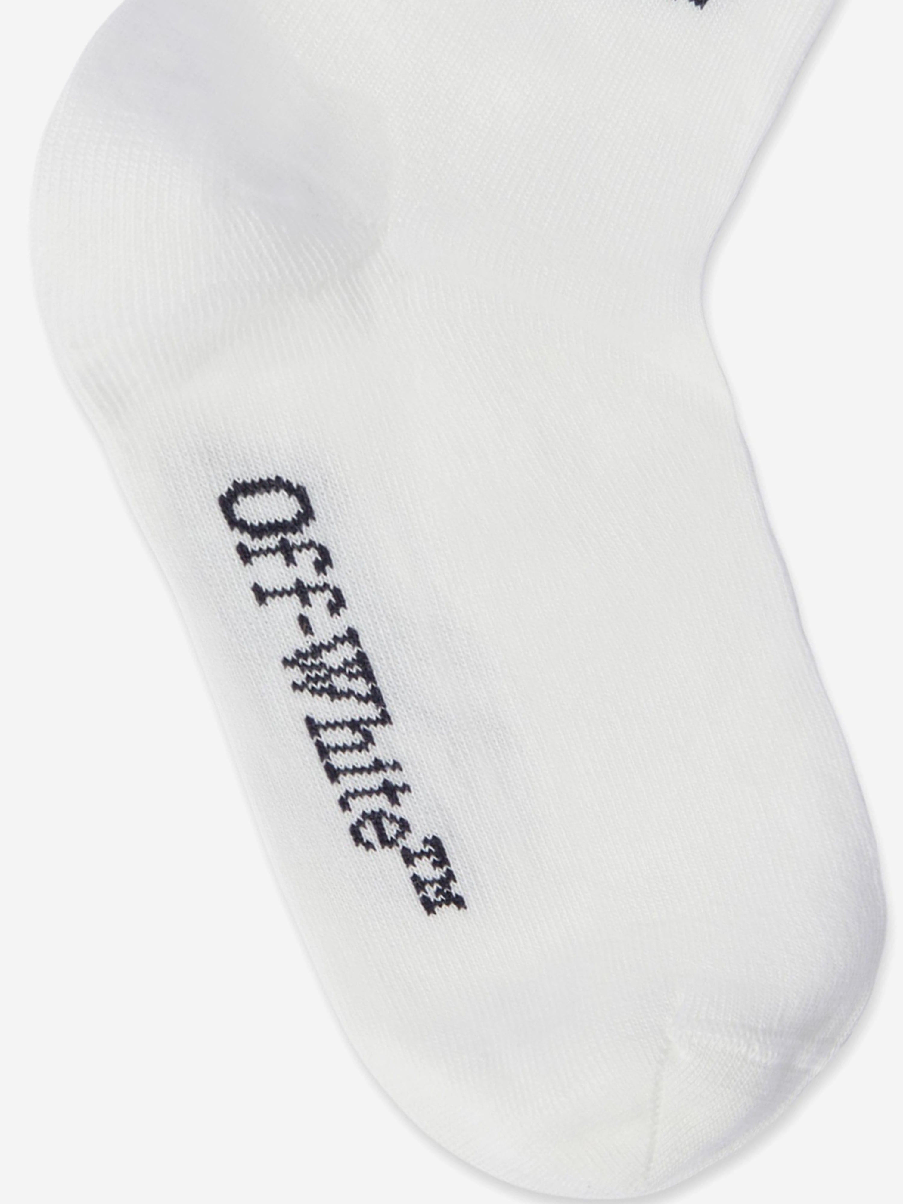 Off-White Kids Arrow Mid High Socks in White