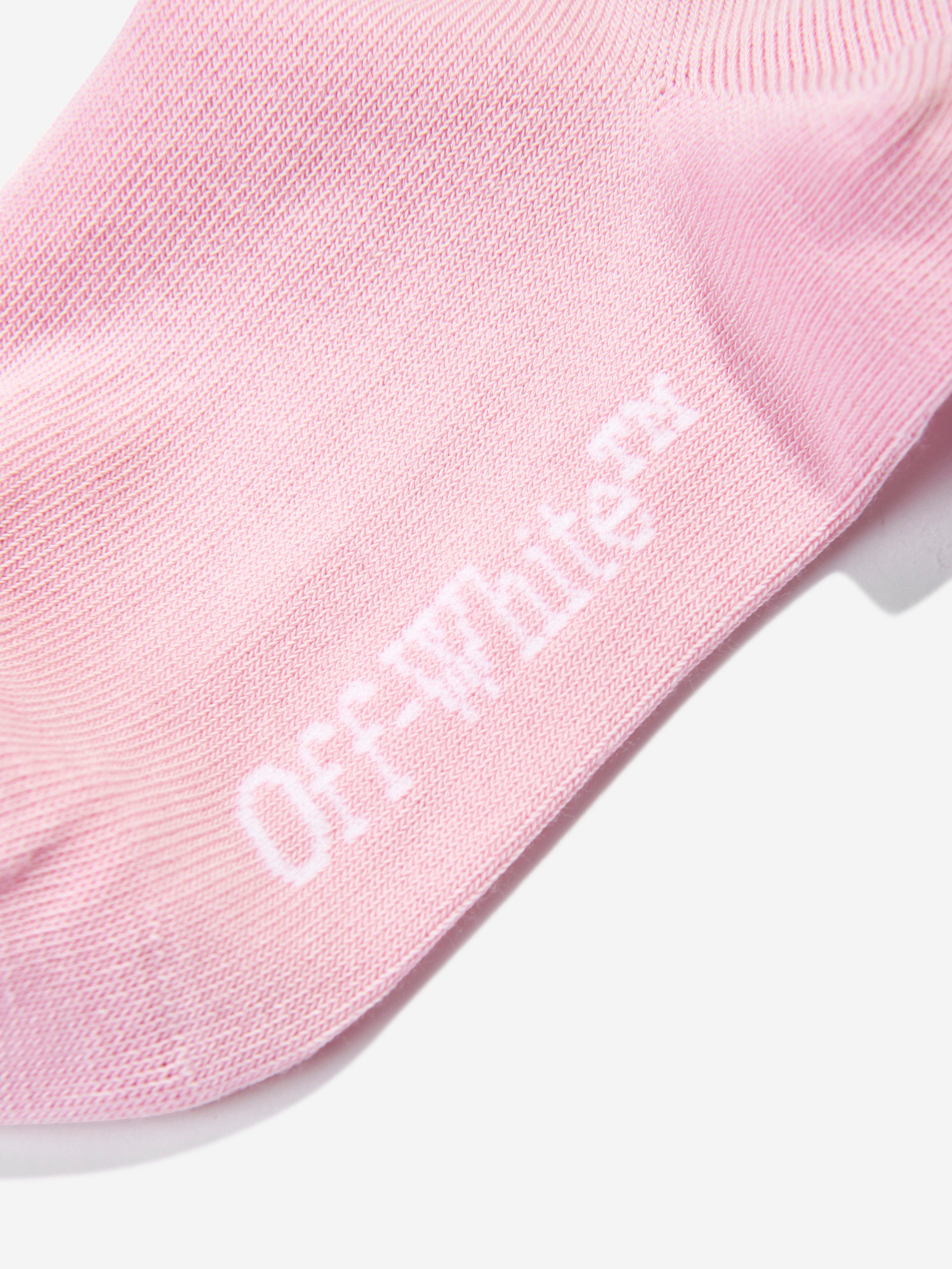 Off-White Girls Bookish Long Socks in Pink