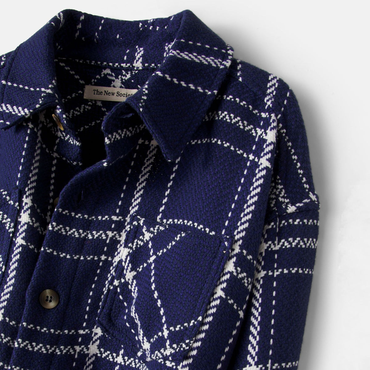 Boys & Girls Blue Check Cotton Shirt