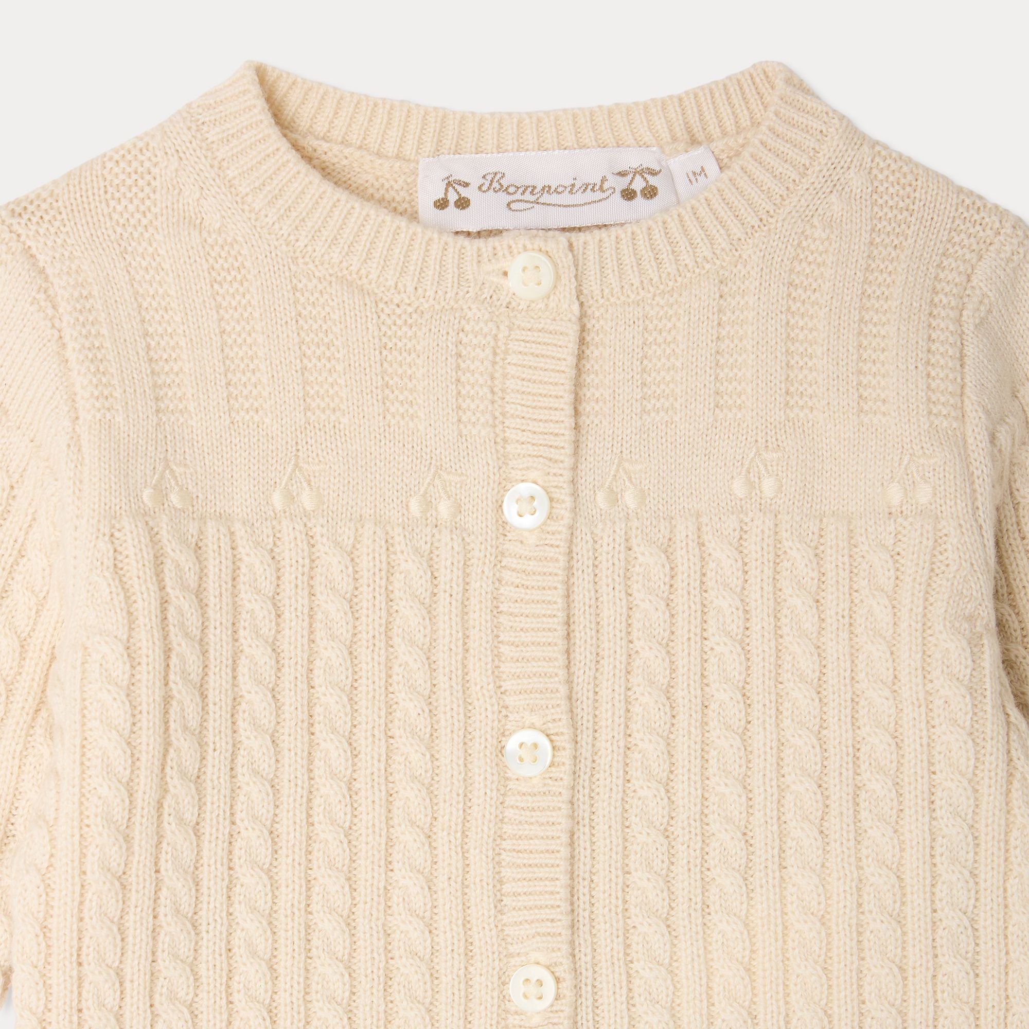 Baby Girls Ivory Wool Knit Set