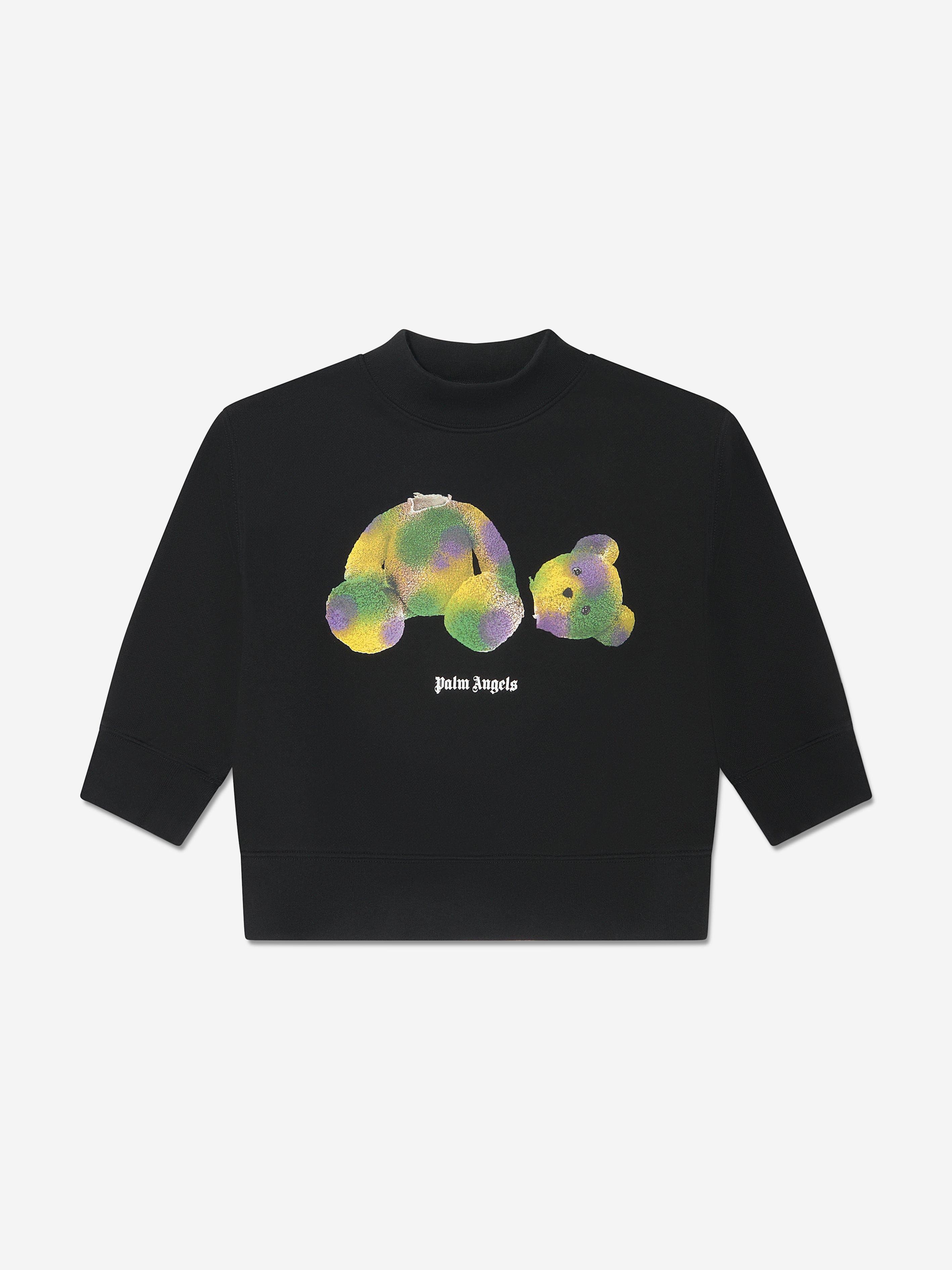 Palm Angels Boys Pop PA Bear Sweatshirt in Black