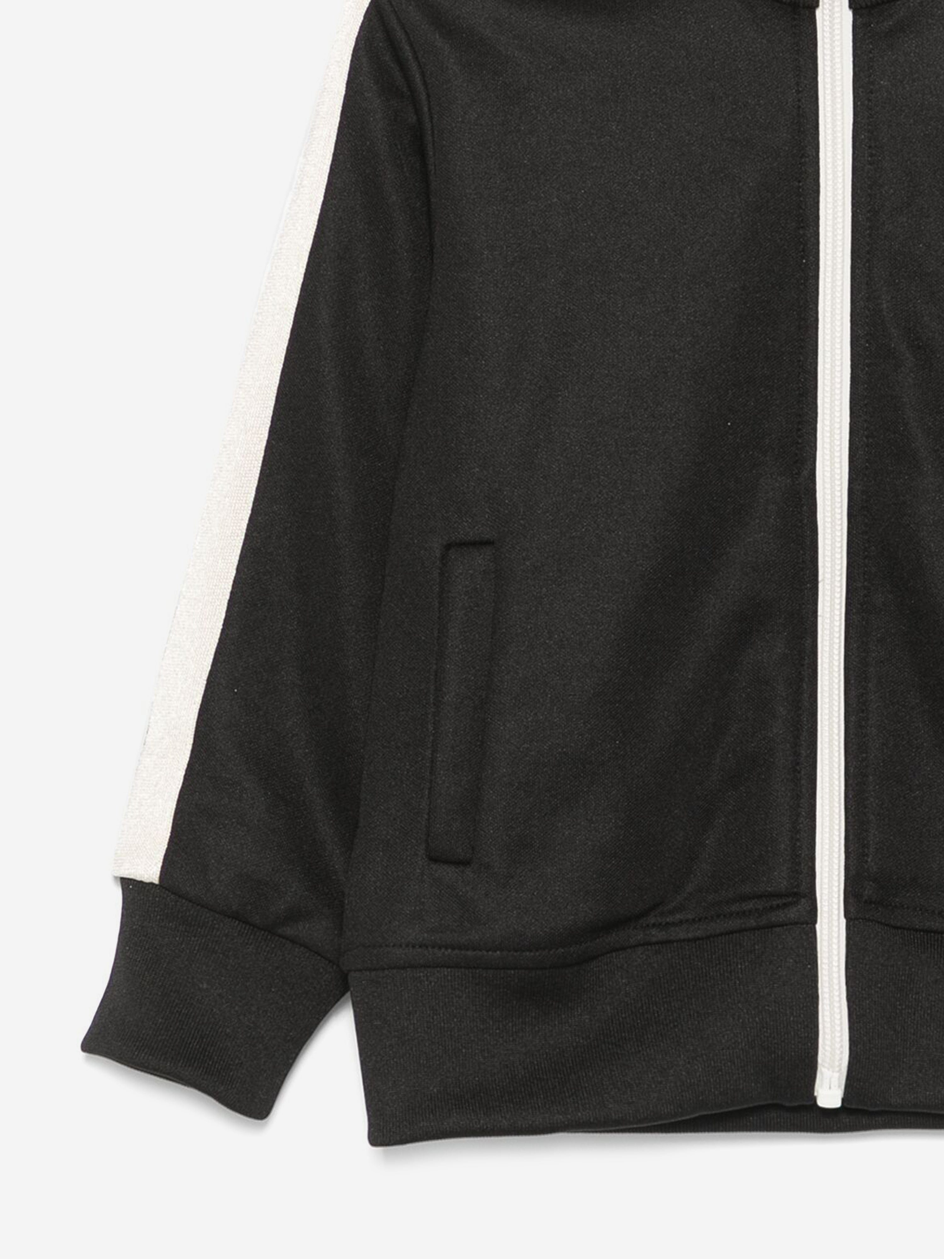 Palm Angels Boys Track Jacket in Black