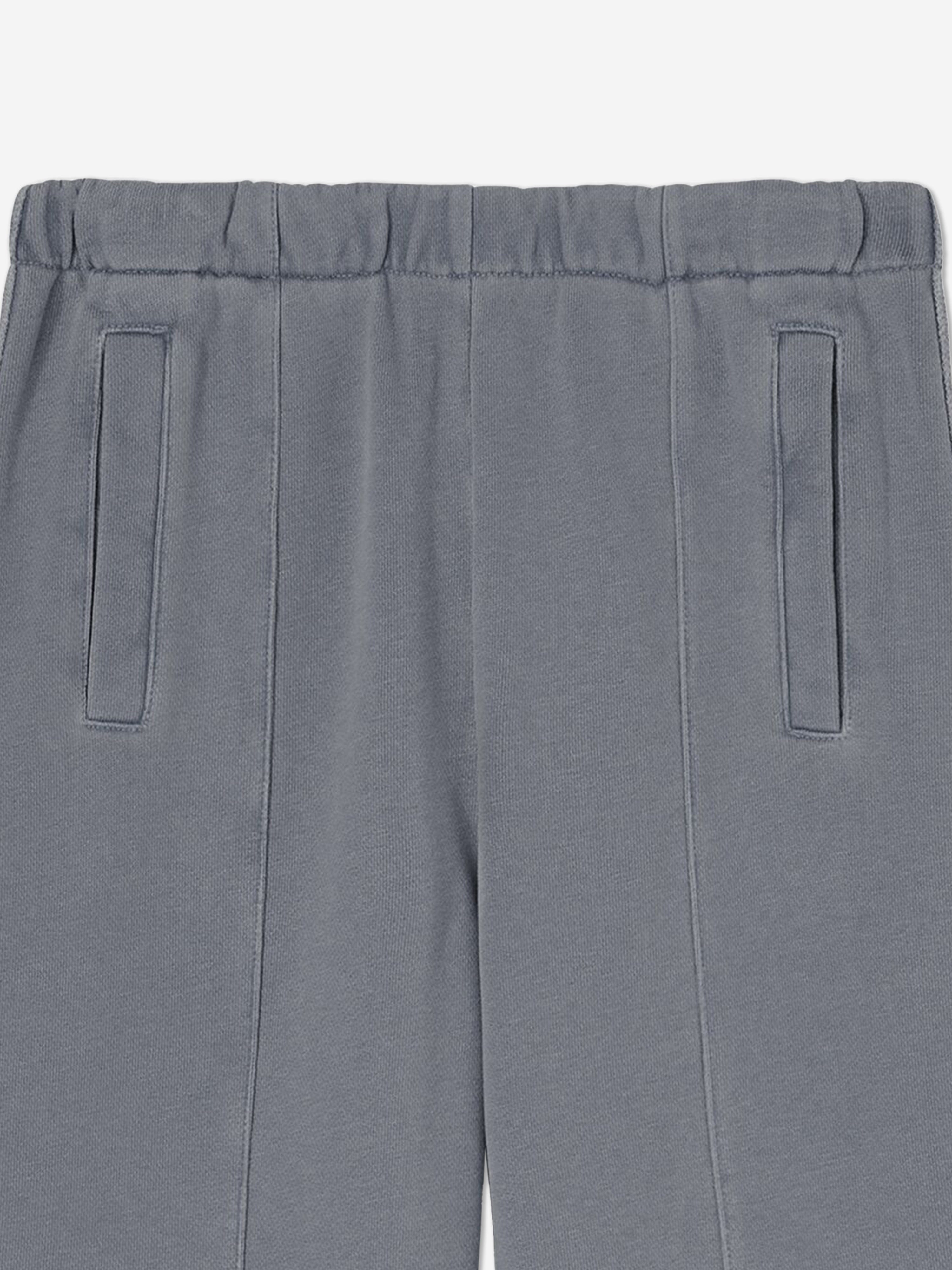 Palm Angels Kids Cuts Faded Travel Joggers in Grey