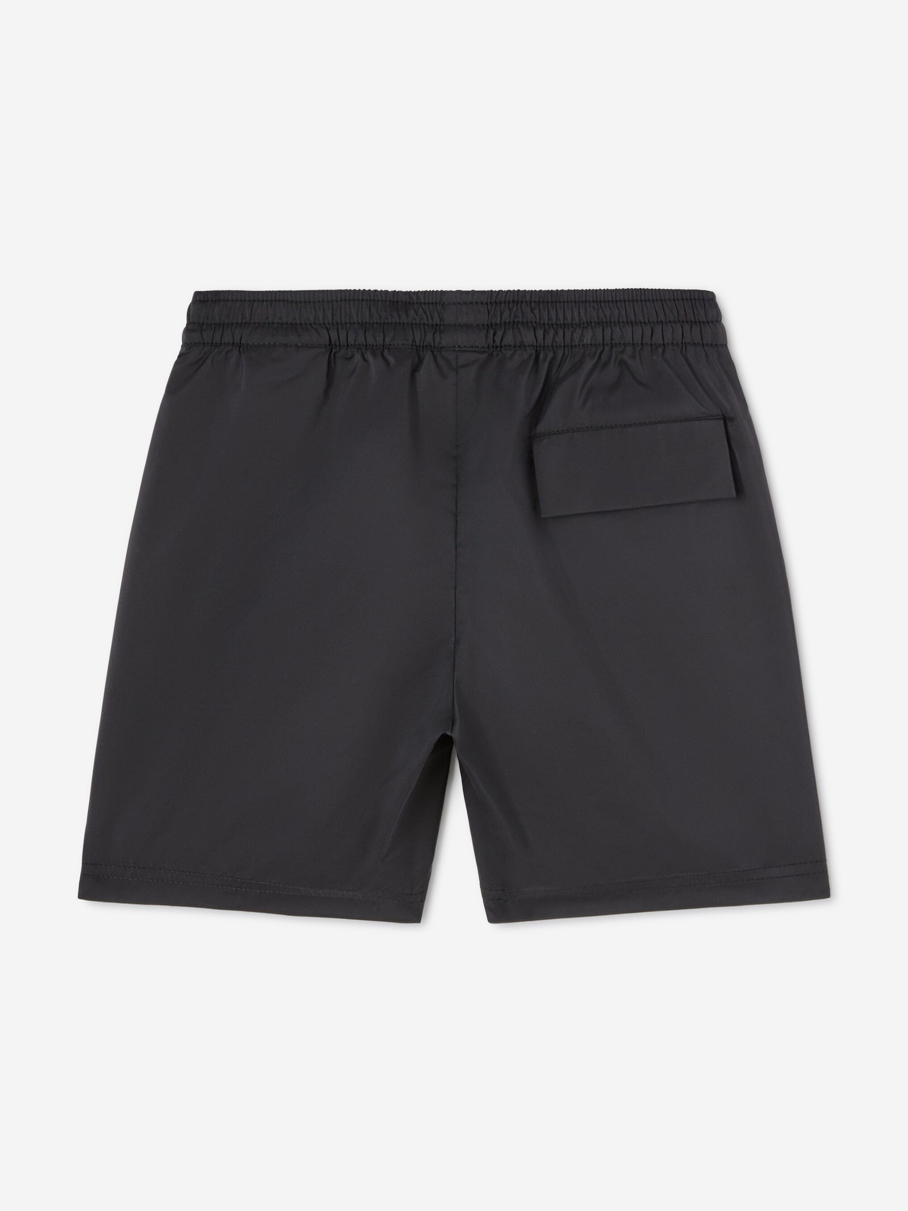 Palm Angels Boys Overlogo Swim Shorts in Black