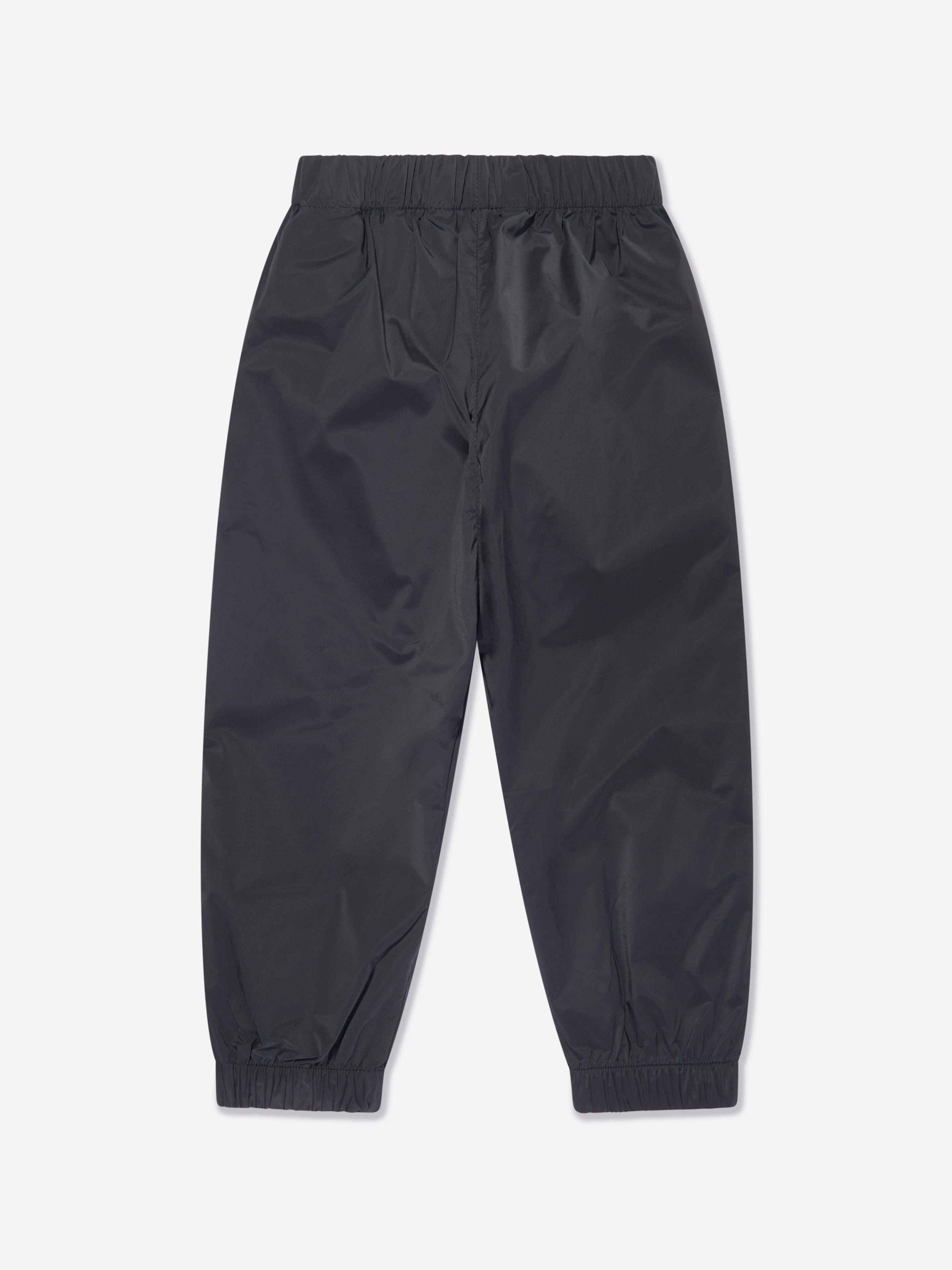 Palm Angels Boys Overlogo After Sport Joggers in Black