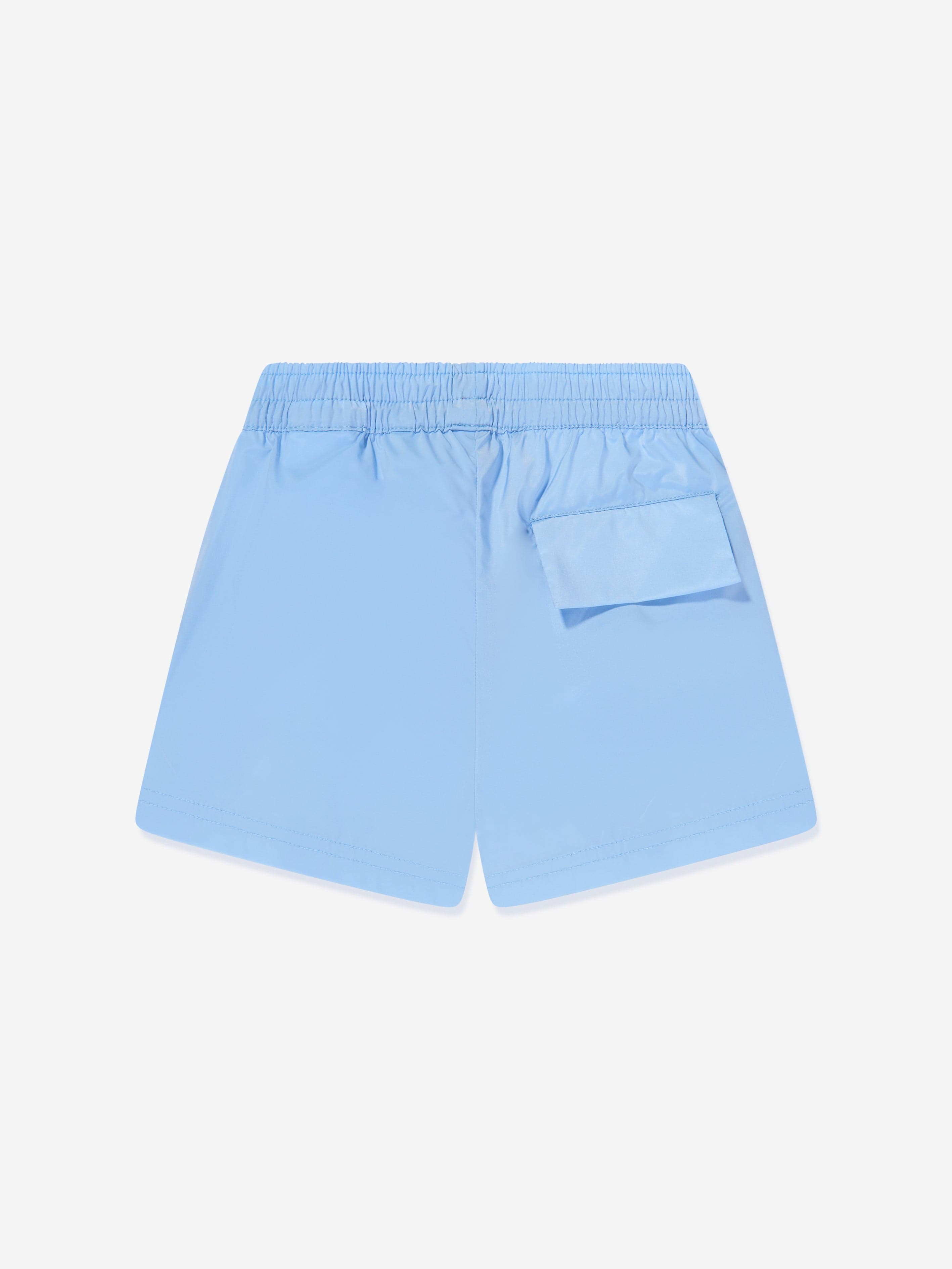 Palm Angels Boys Flames Swim Shorts in Blue