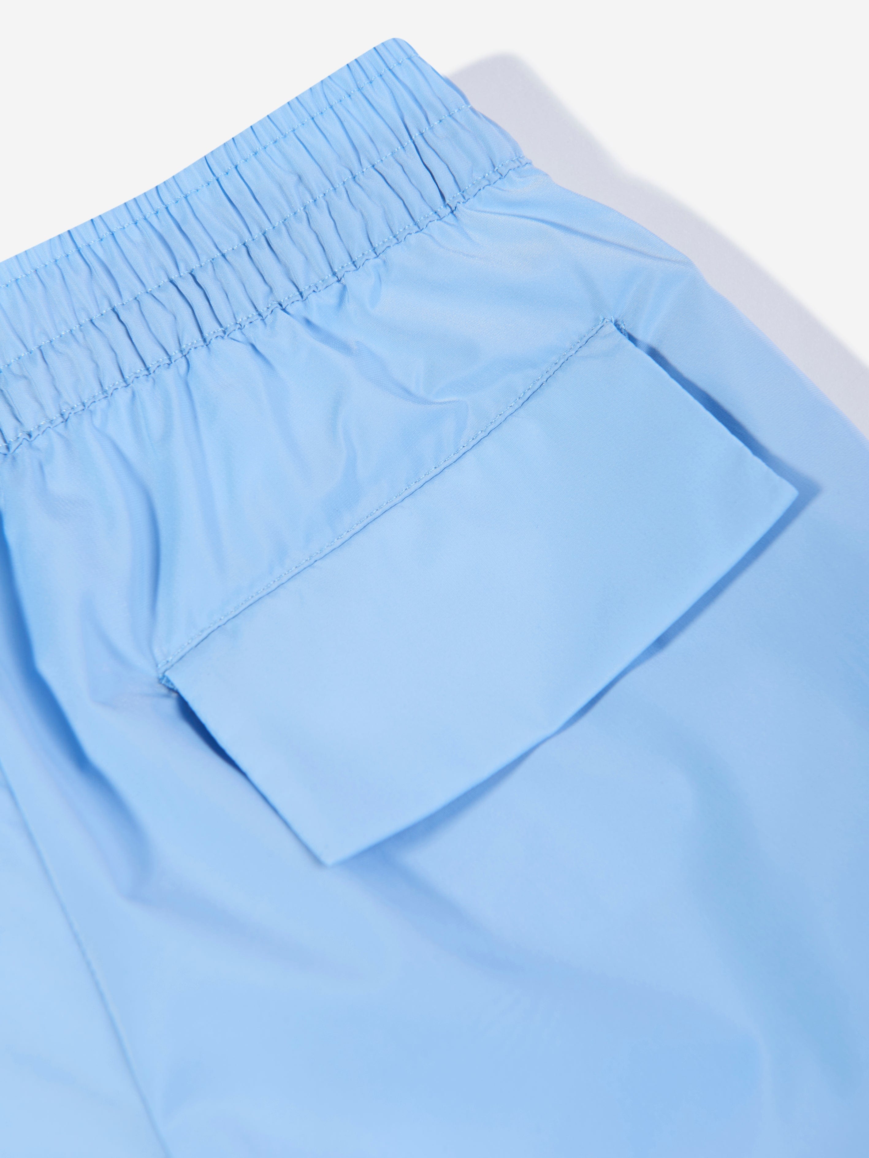 Palm Angels Boys Flames Swim Shorts in Blue