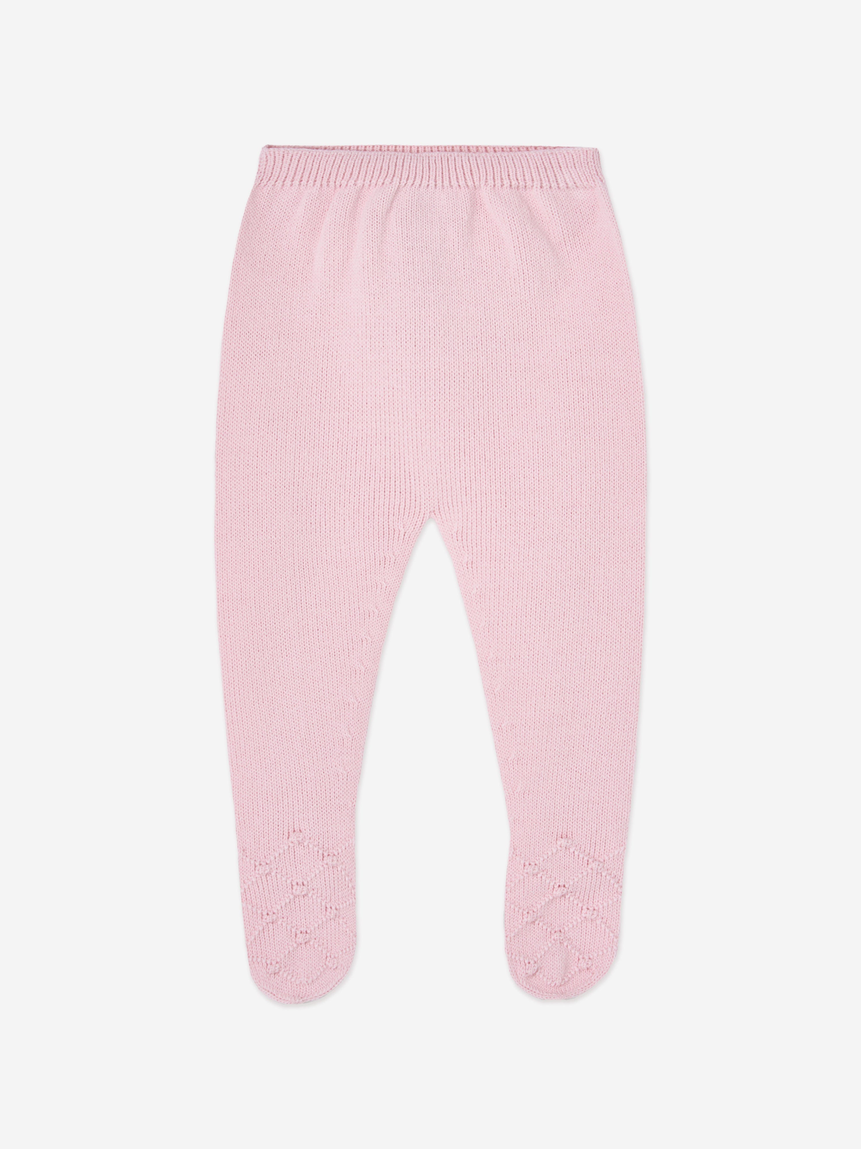Baby Girls Knitted 2 Piece Set in Pink