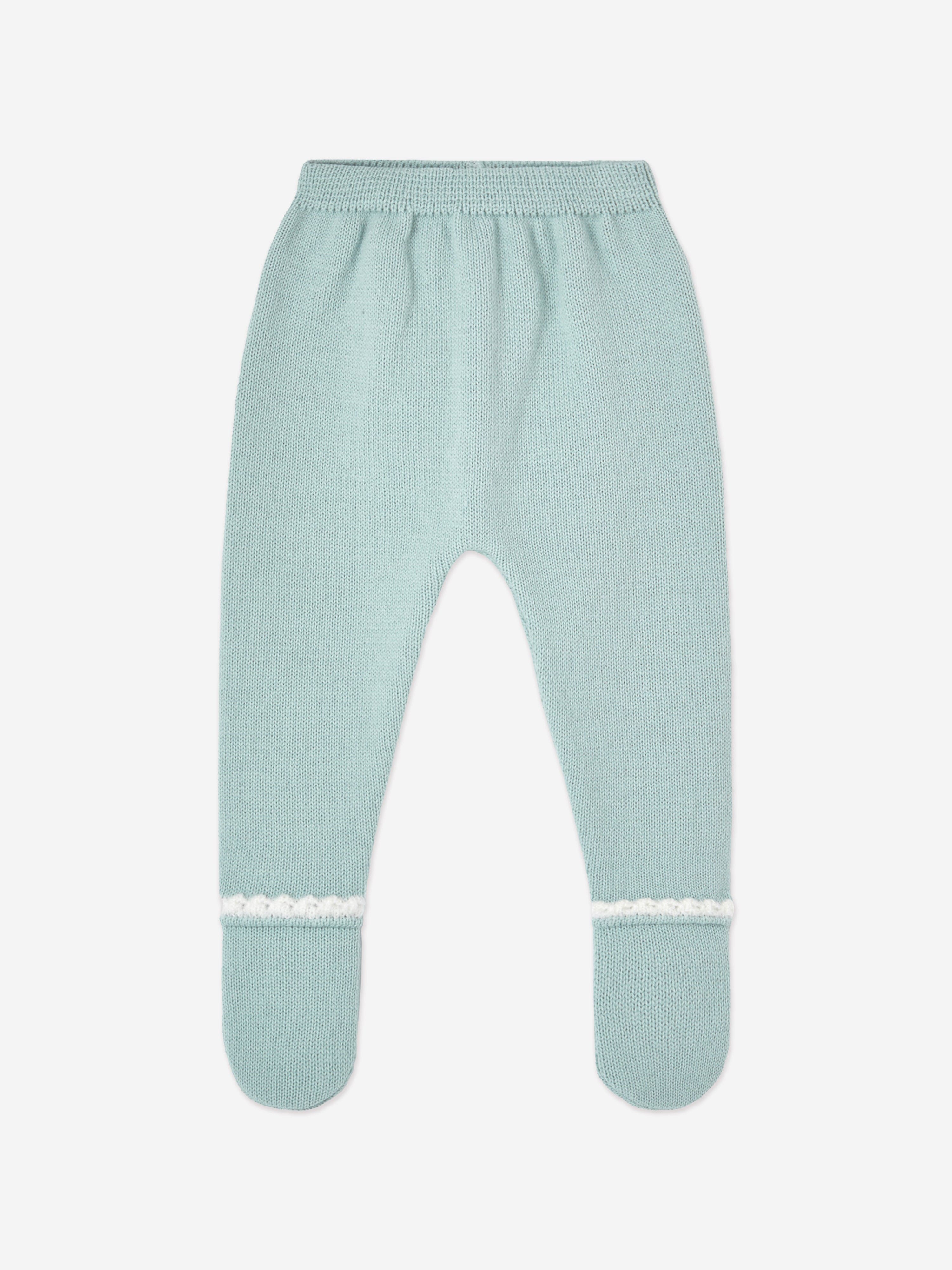 Baby Girls Knitted 2 Piece Set in Green