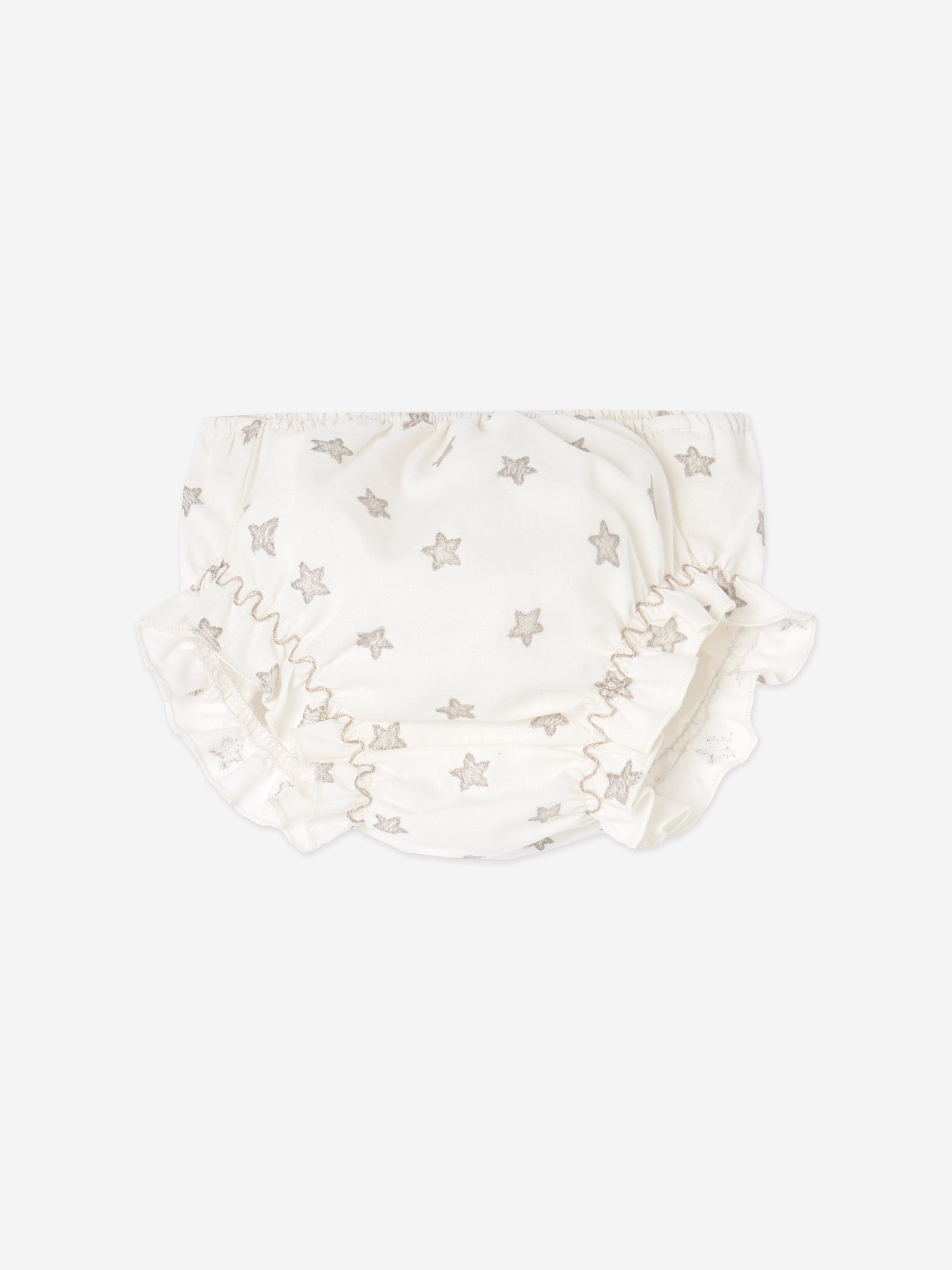 Baby Girls Dress With Bloomers in Brown