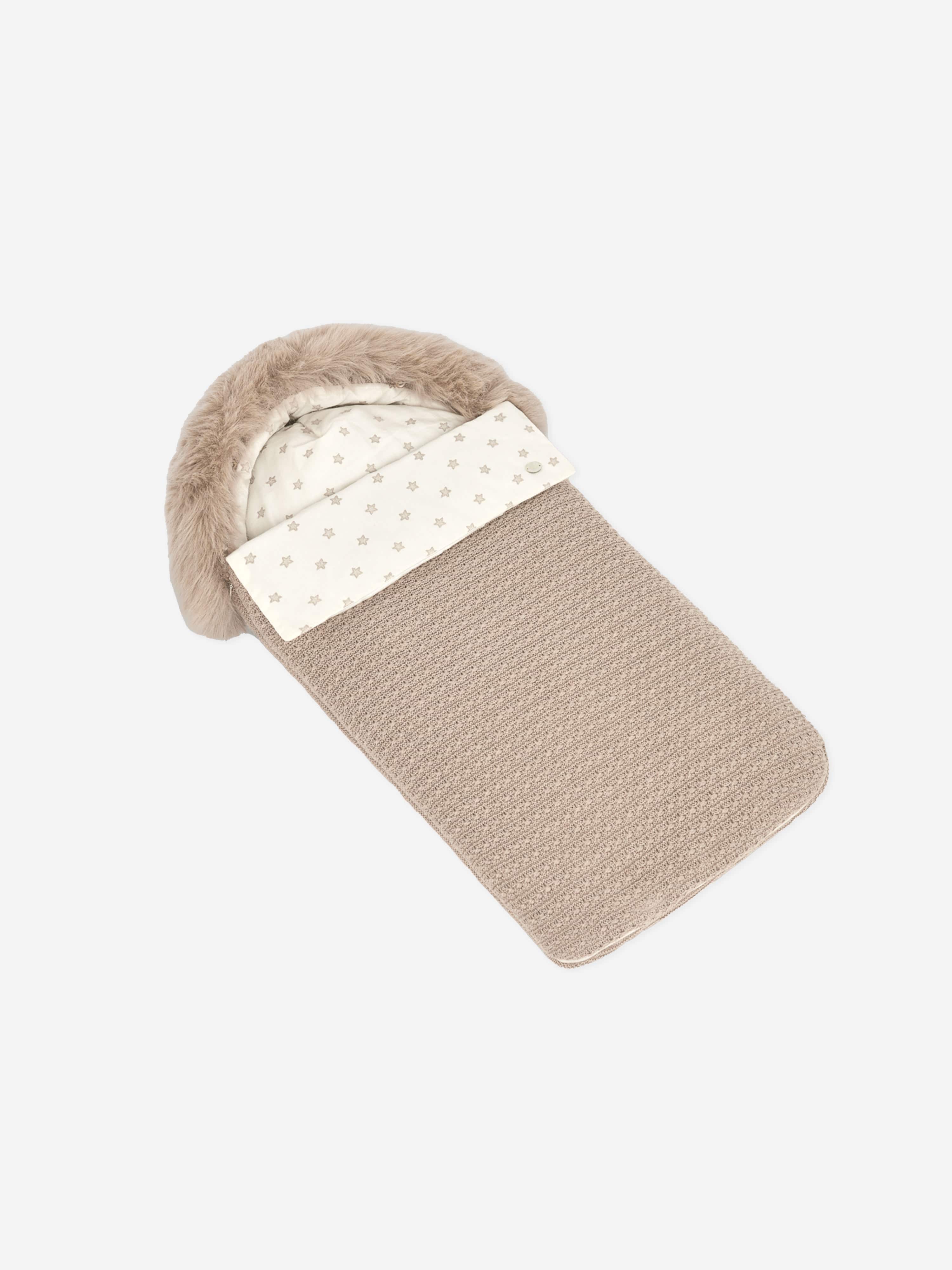 Baby Cotton and Cashmere Nest in Beige