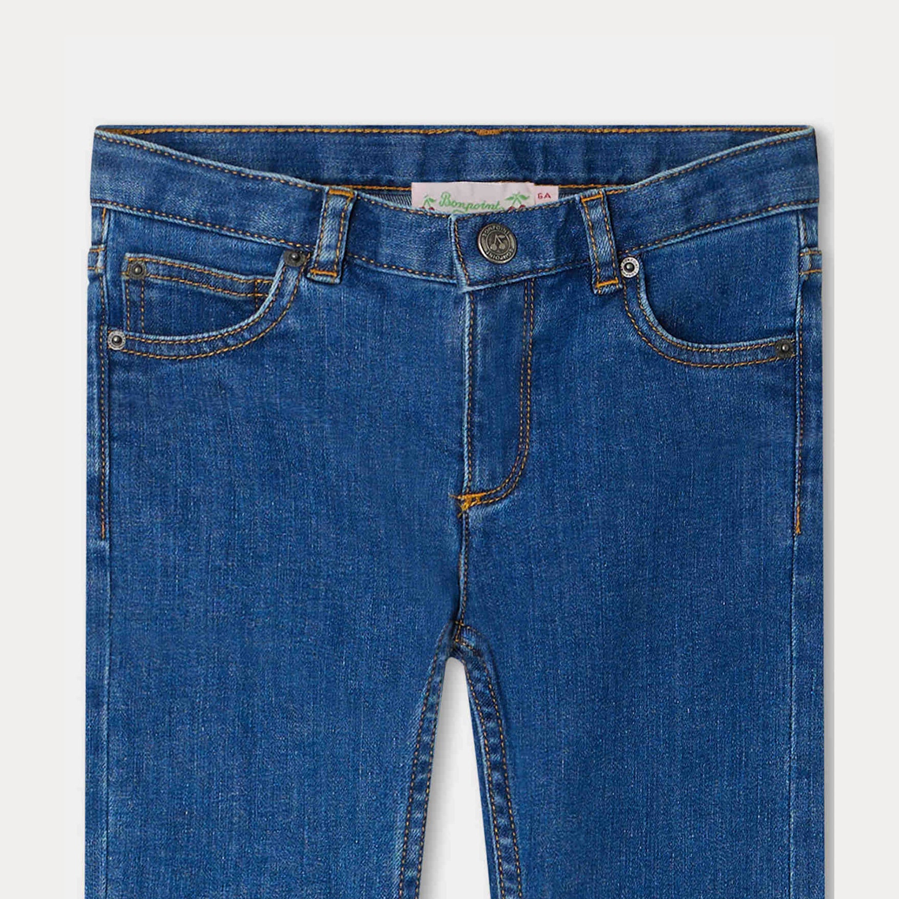 Girls Blue Denim Trousers