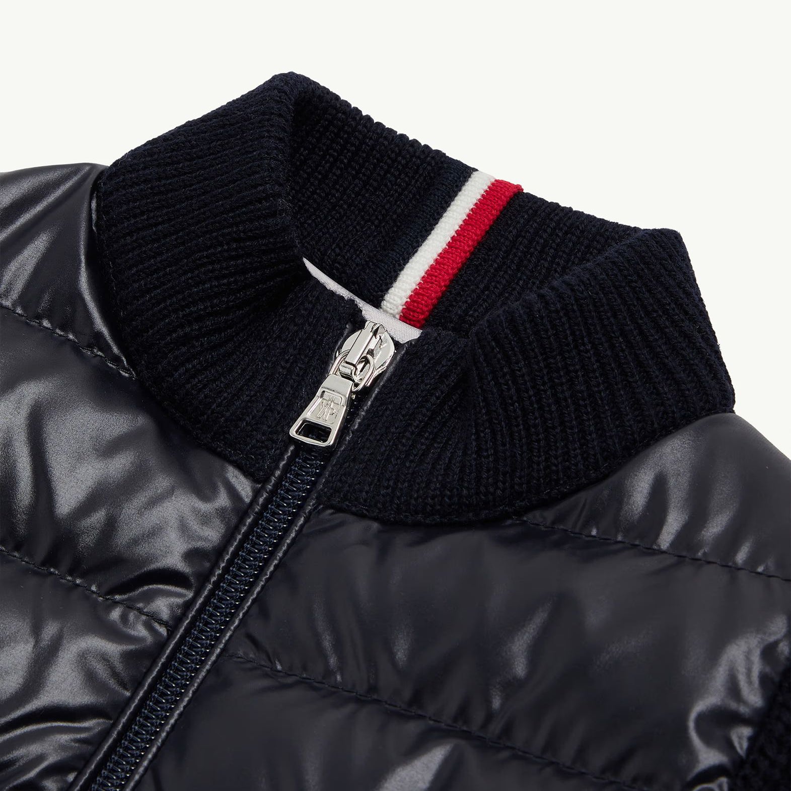 Baby Boys Navy Padded Down Zip-Up Top