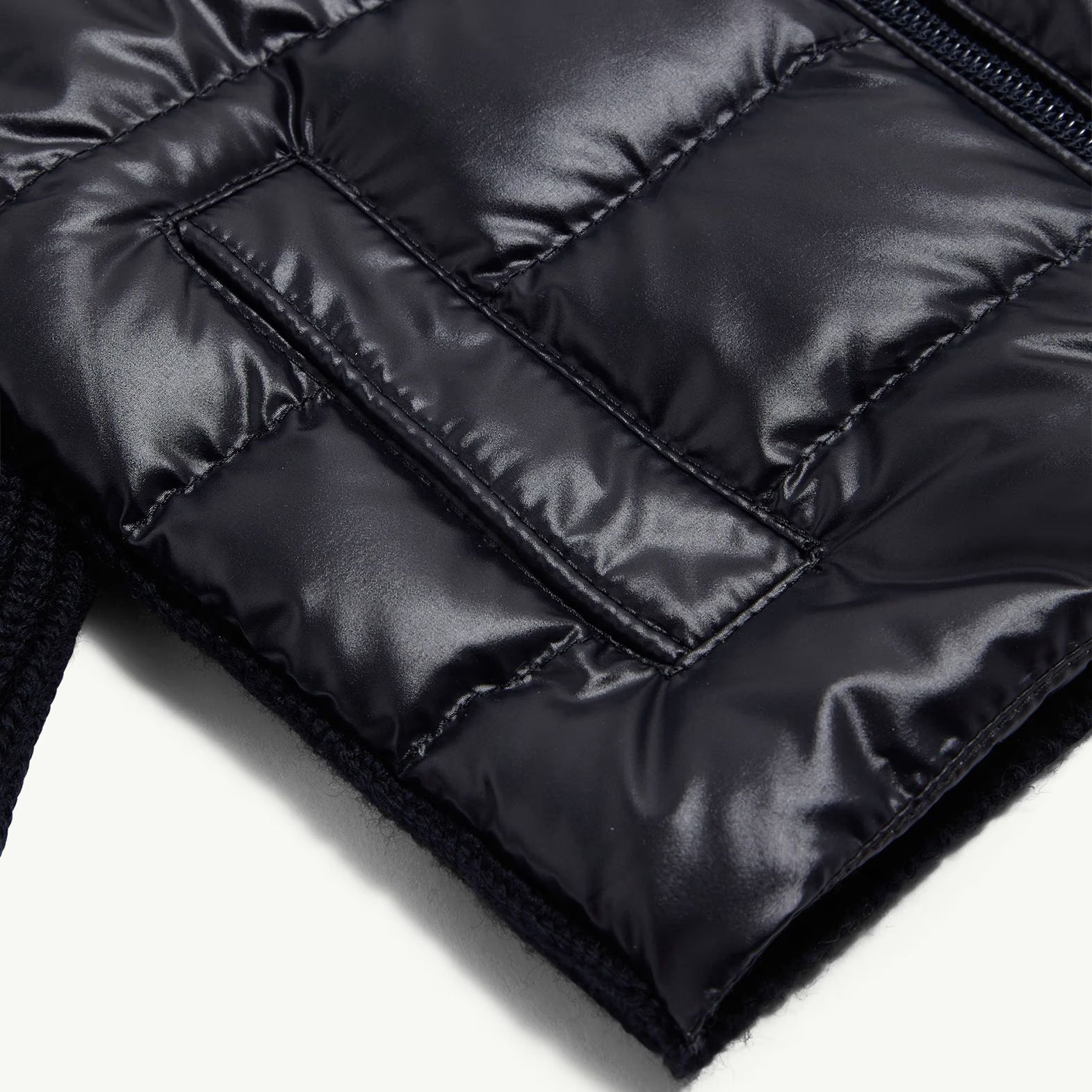 Baby Boys Navy Padded Down Zip-Up Top