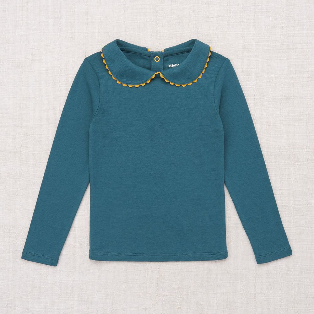 Girls Blue Cotton T-Shirt