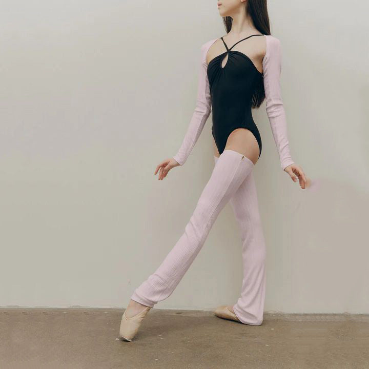 Boys & Girls Pink Ballet Leg Warmers(Pink Marshmallow - KIDS leg warmer)