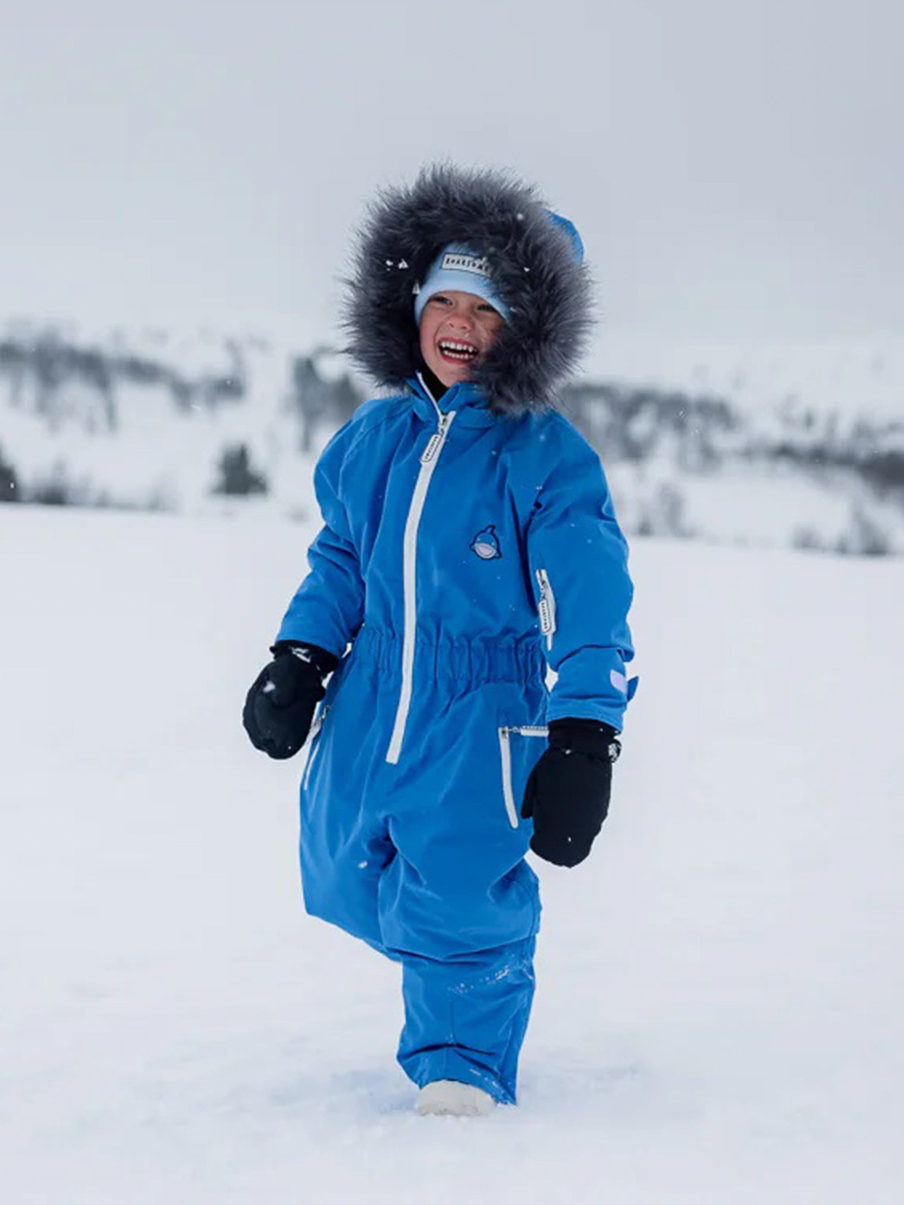 Roarsome Boys Reef The Shark Snowsuit in Blue