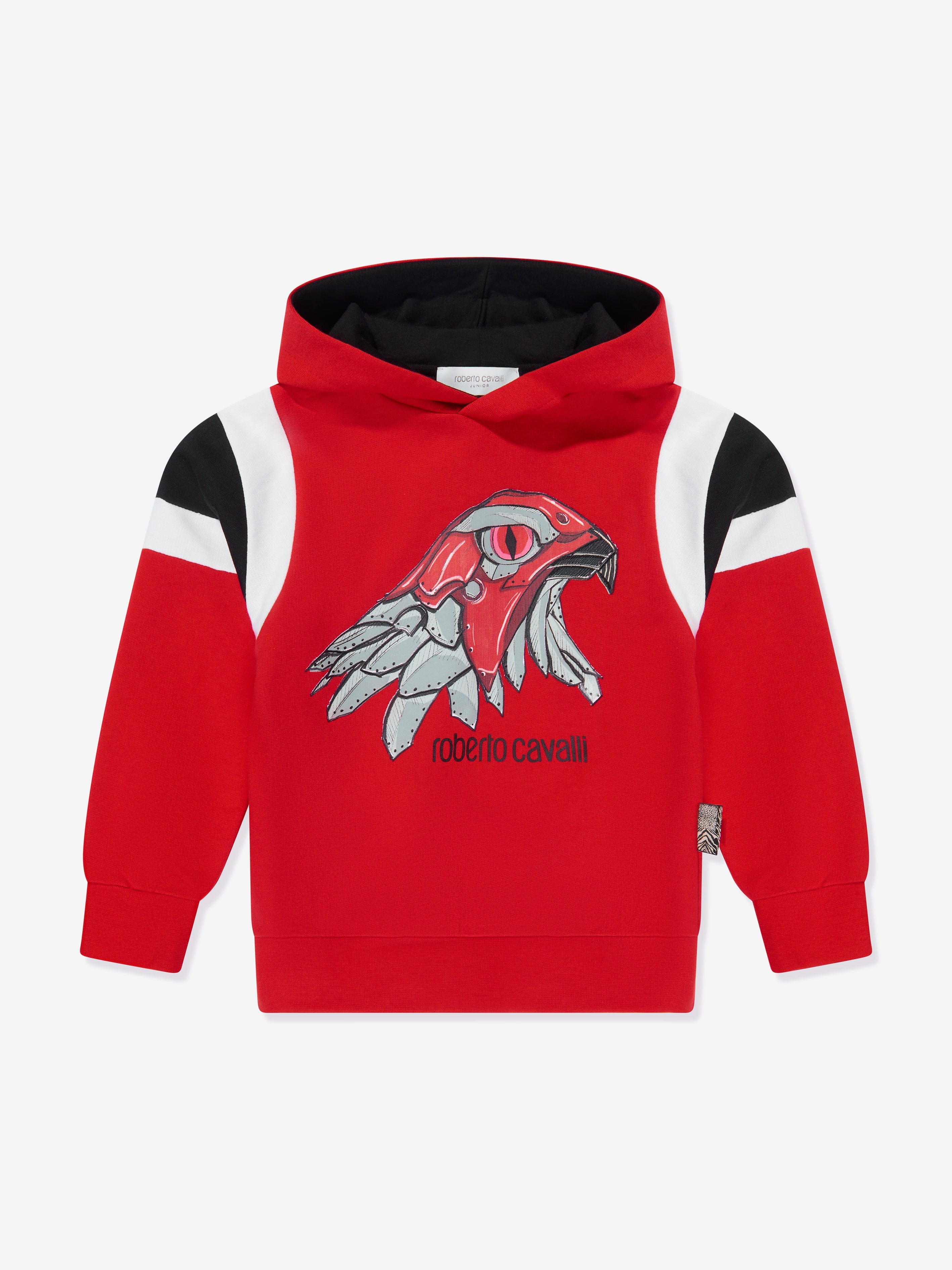 Roberto Cavalli Boys Eagle Hoodie in Red