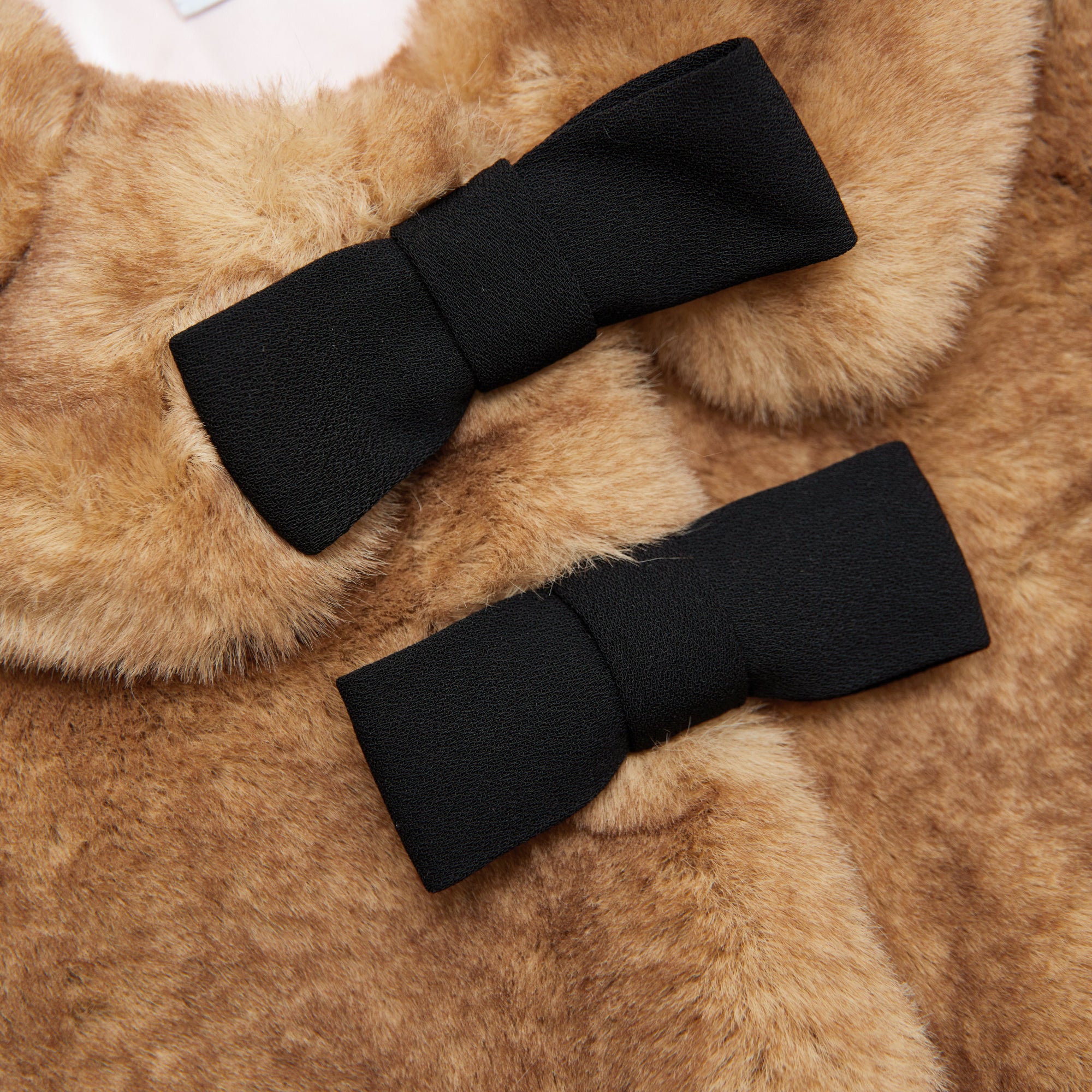 Girls Brown Faux Fur Jacket