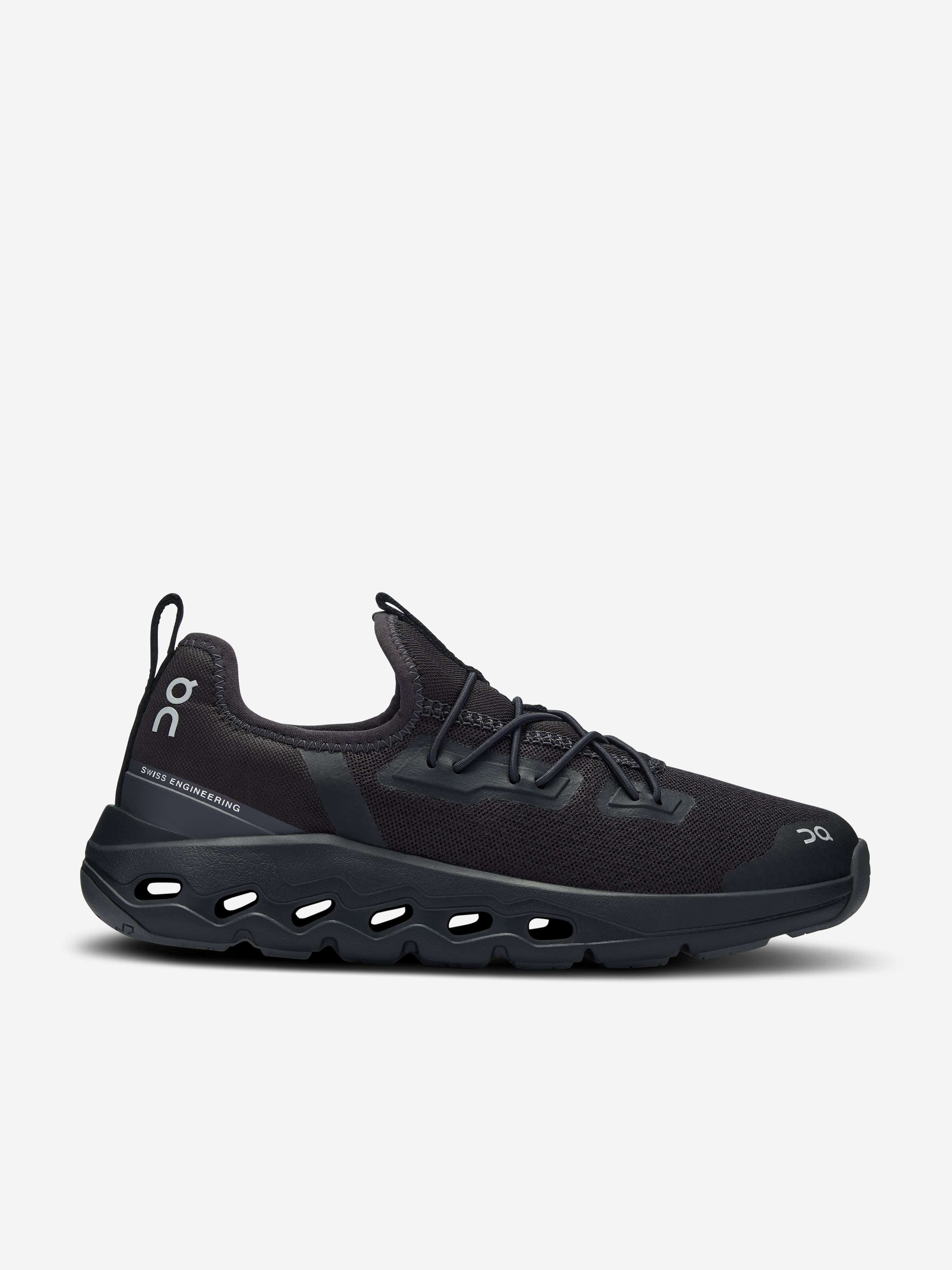 Kids Cloudleap Trainers in Black