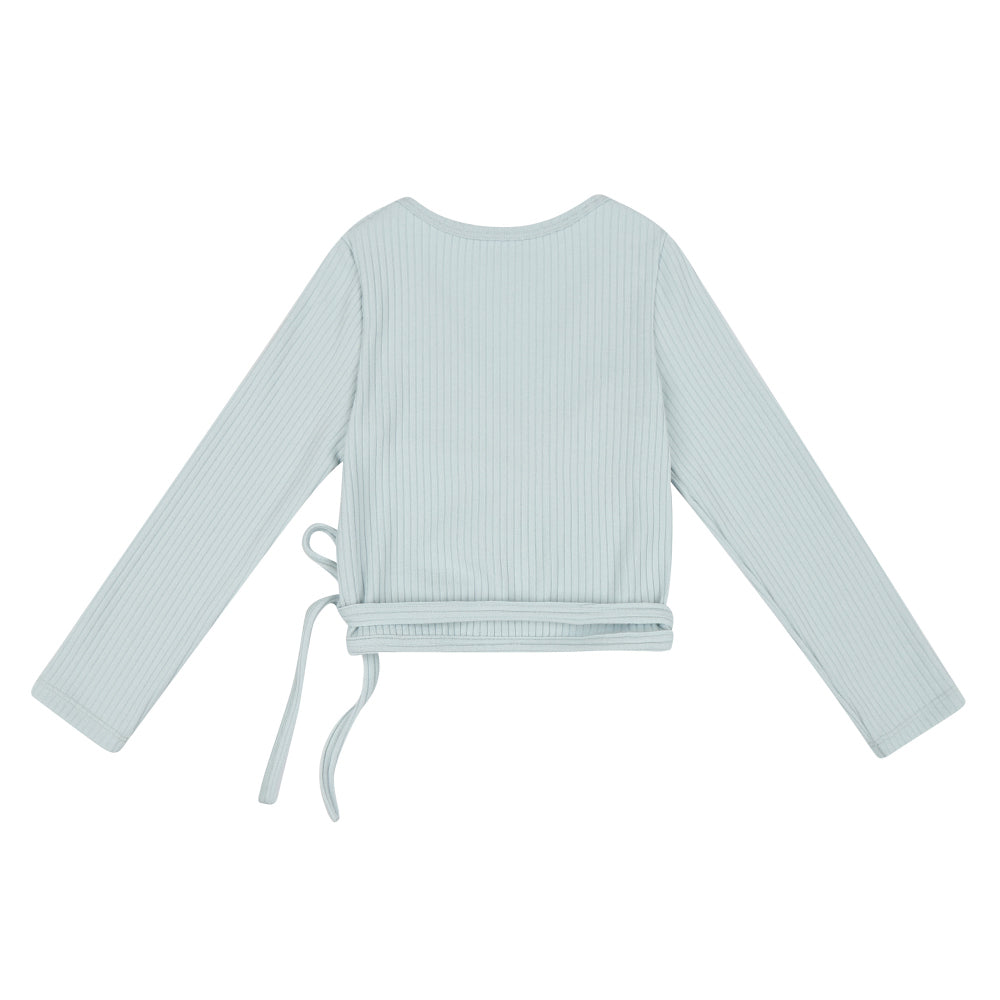 Girls Light Blue Ballet Cardigan