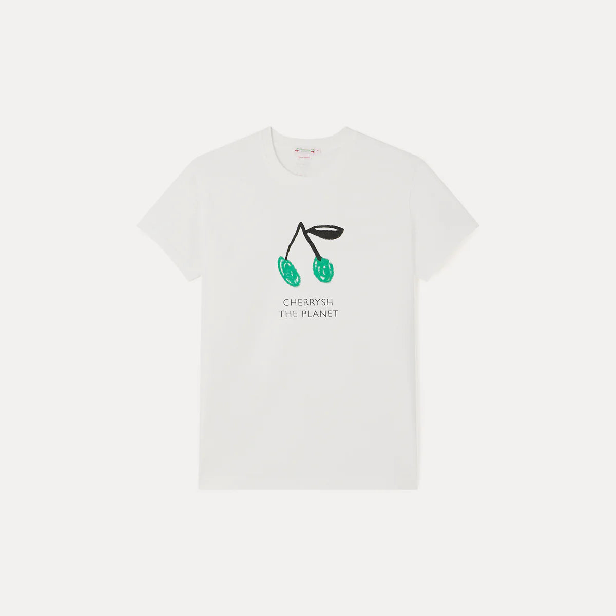 Girls White Logo Cotton T-Shirt