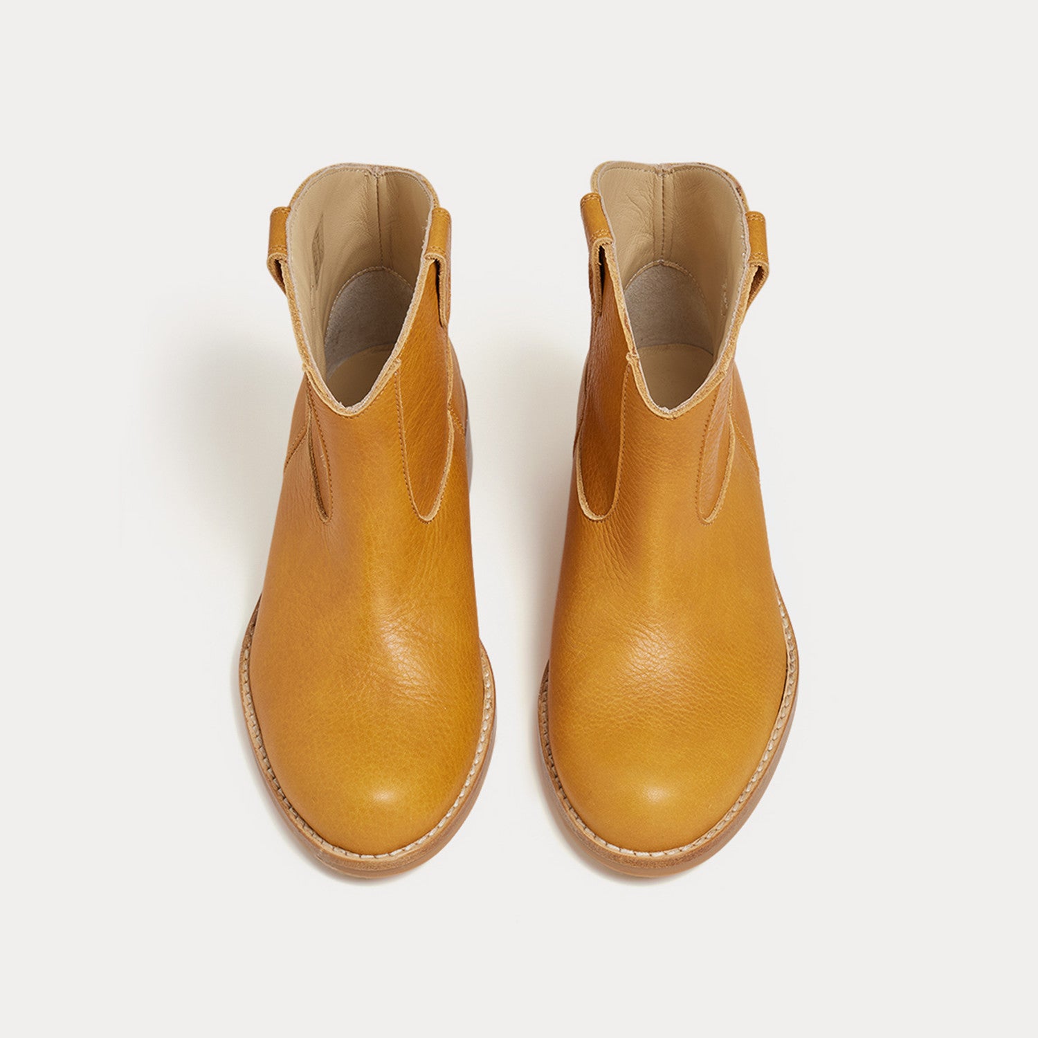 Girls Light Brown Short Boots