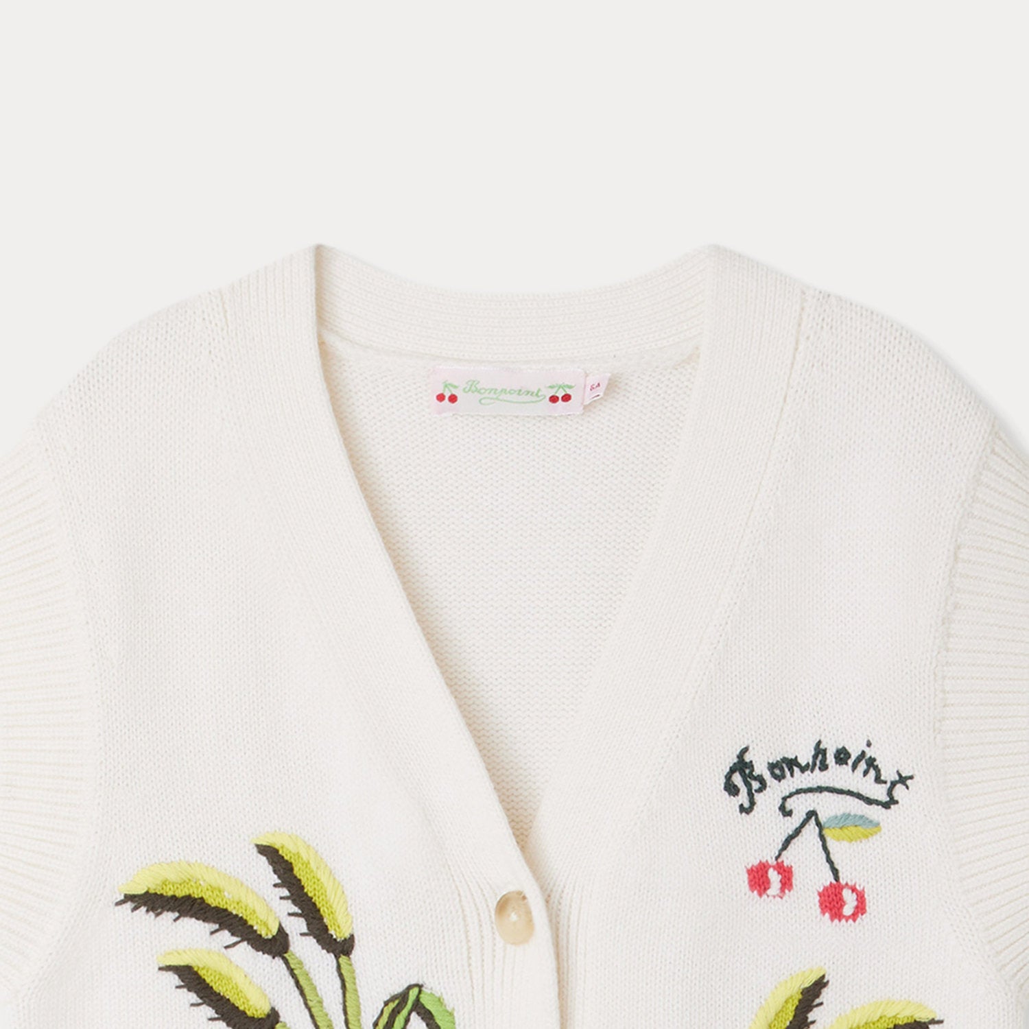 Girls White Knit Vest