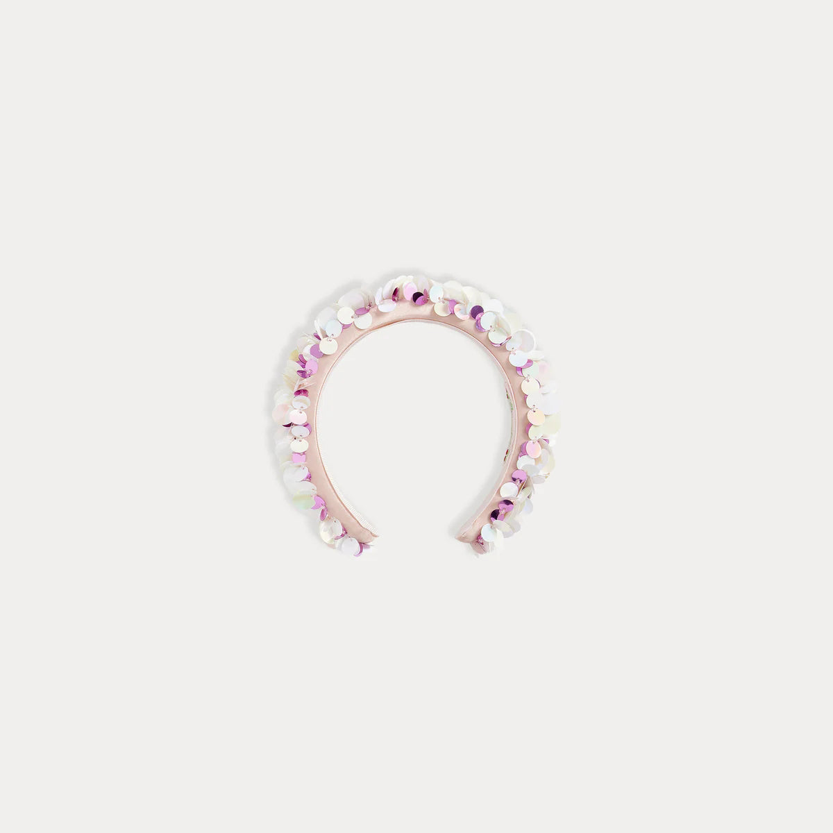 Girls Pink Sequin Headband