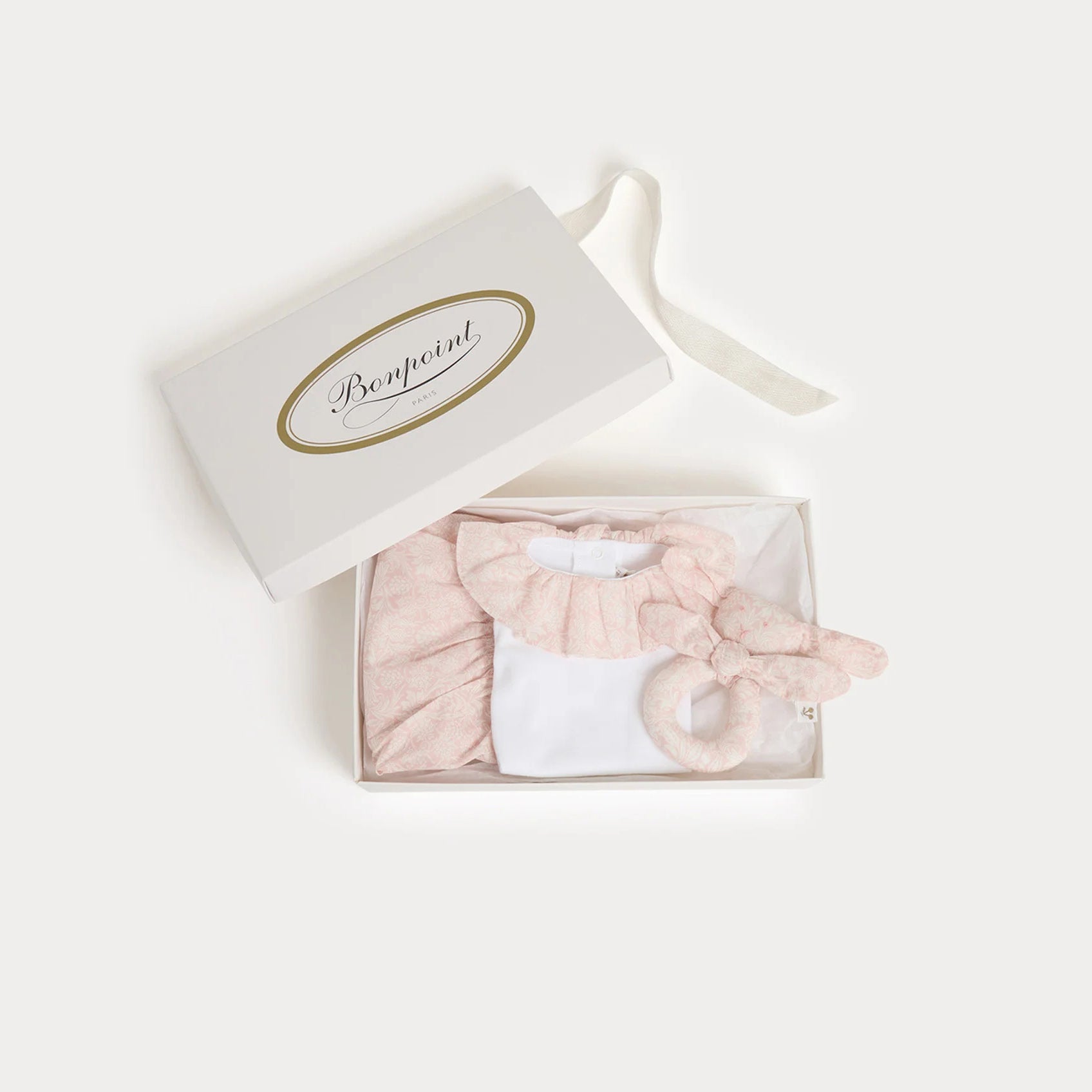 Baby Girls White Cotton Set