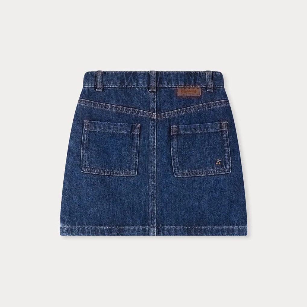 Girls Blue Denim Skirt