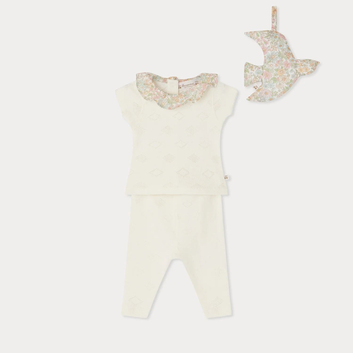 Baby Girls White Cotton Gift Set