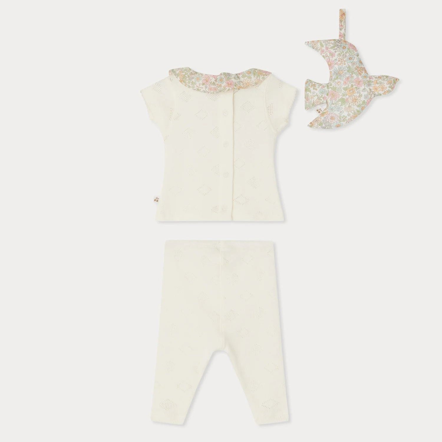 Baby Girls White Cotton Gift Set