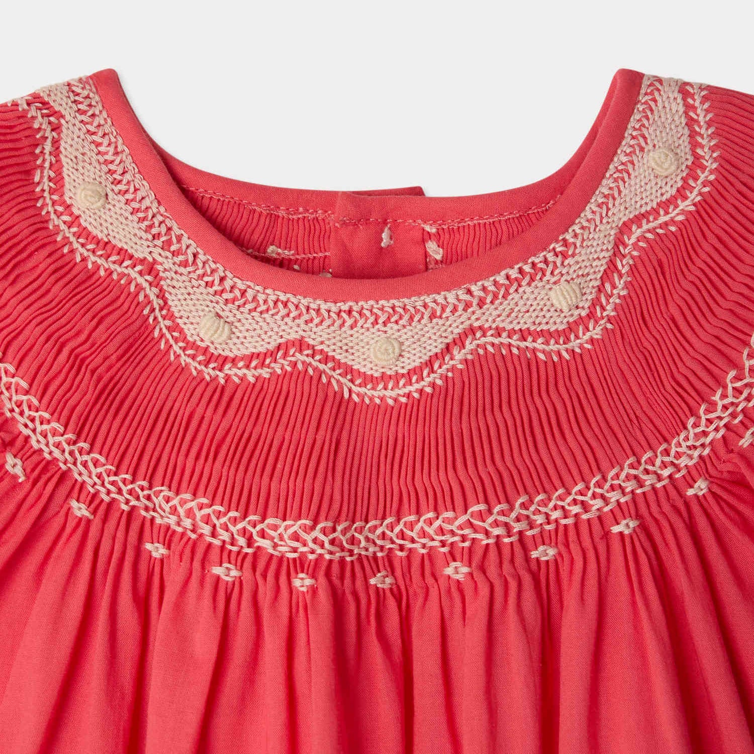 Baby Girls Pink Cotton Dress Set