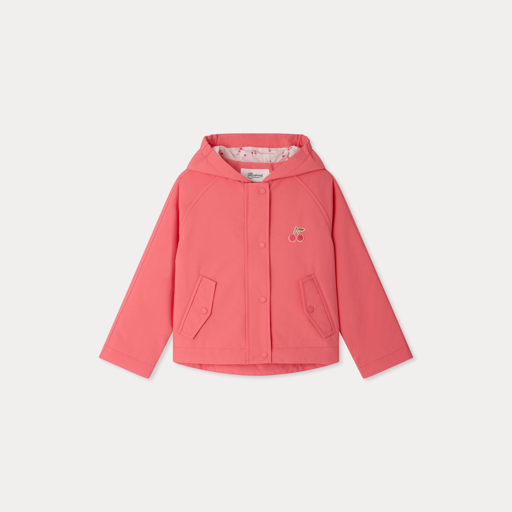 Girls Pink Hooded Jacket